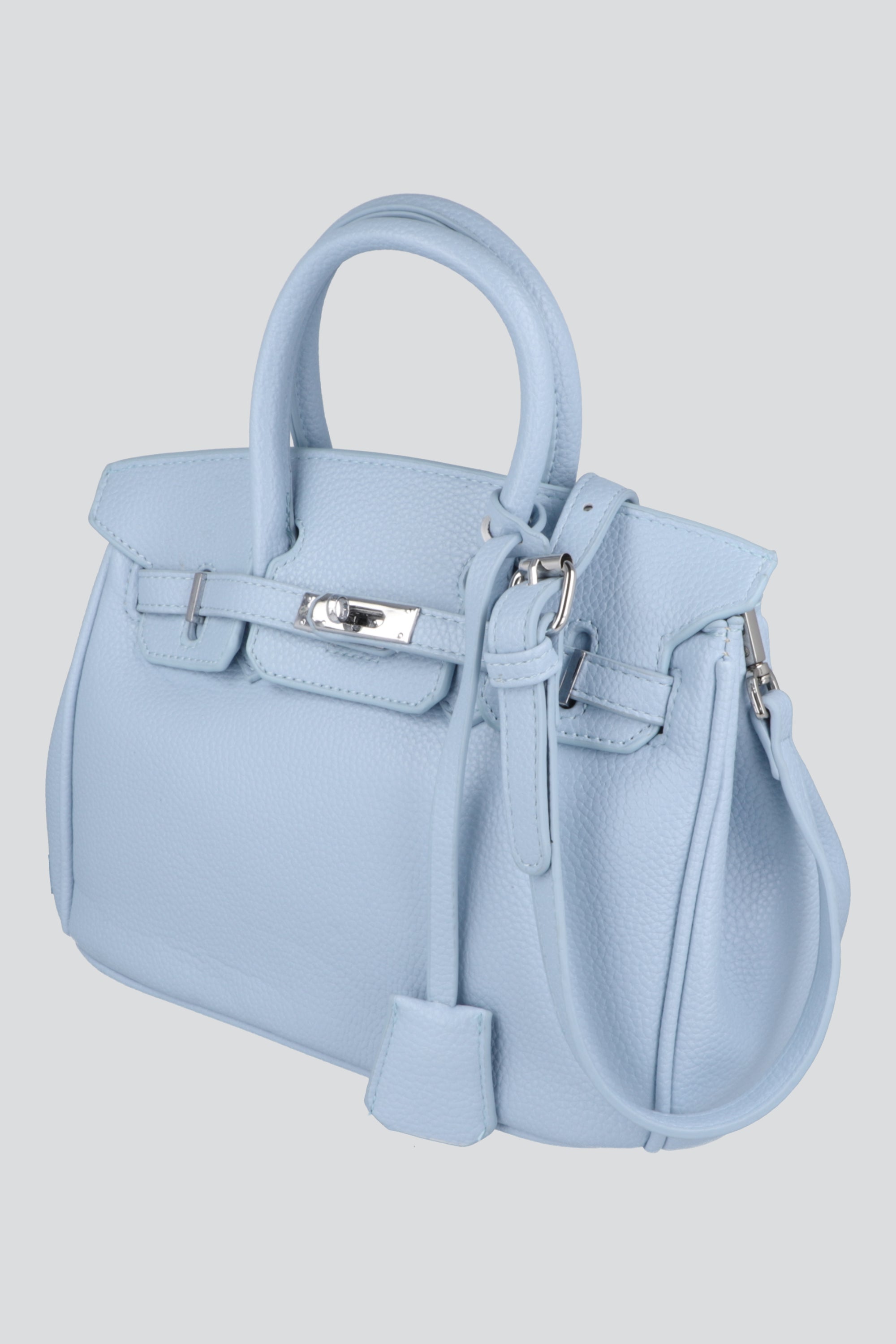 Bolso de mano broche AZUL