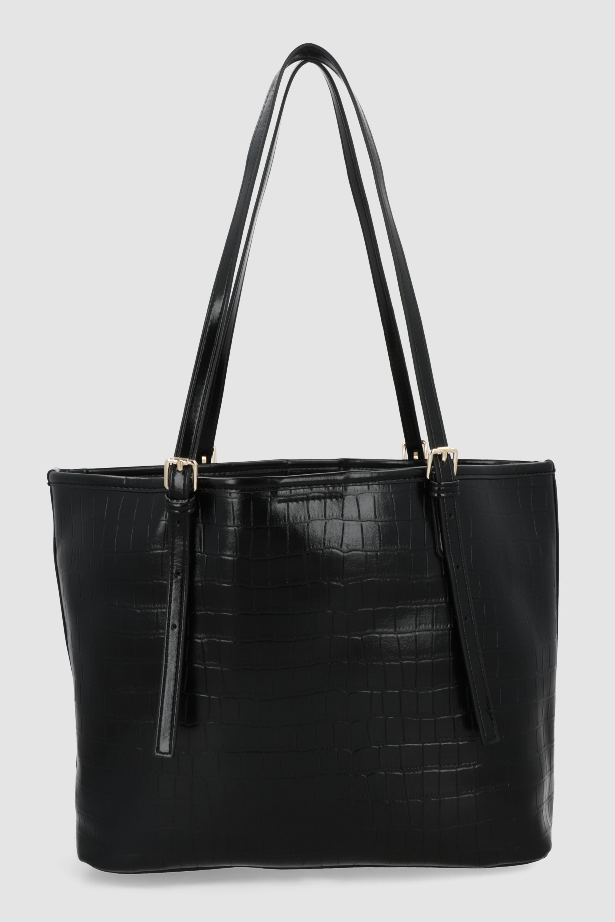 Bolsa tote croco NEGRO