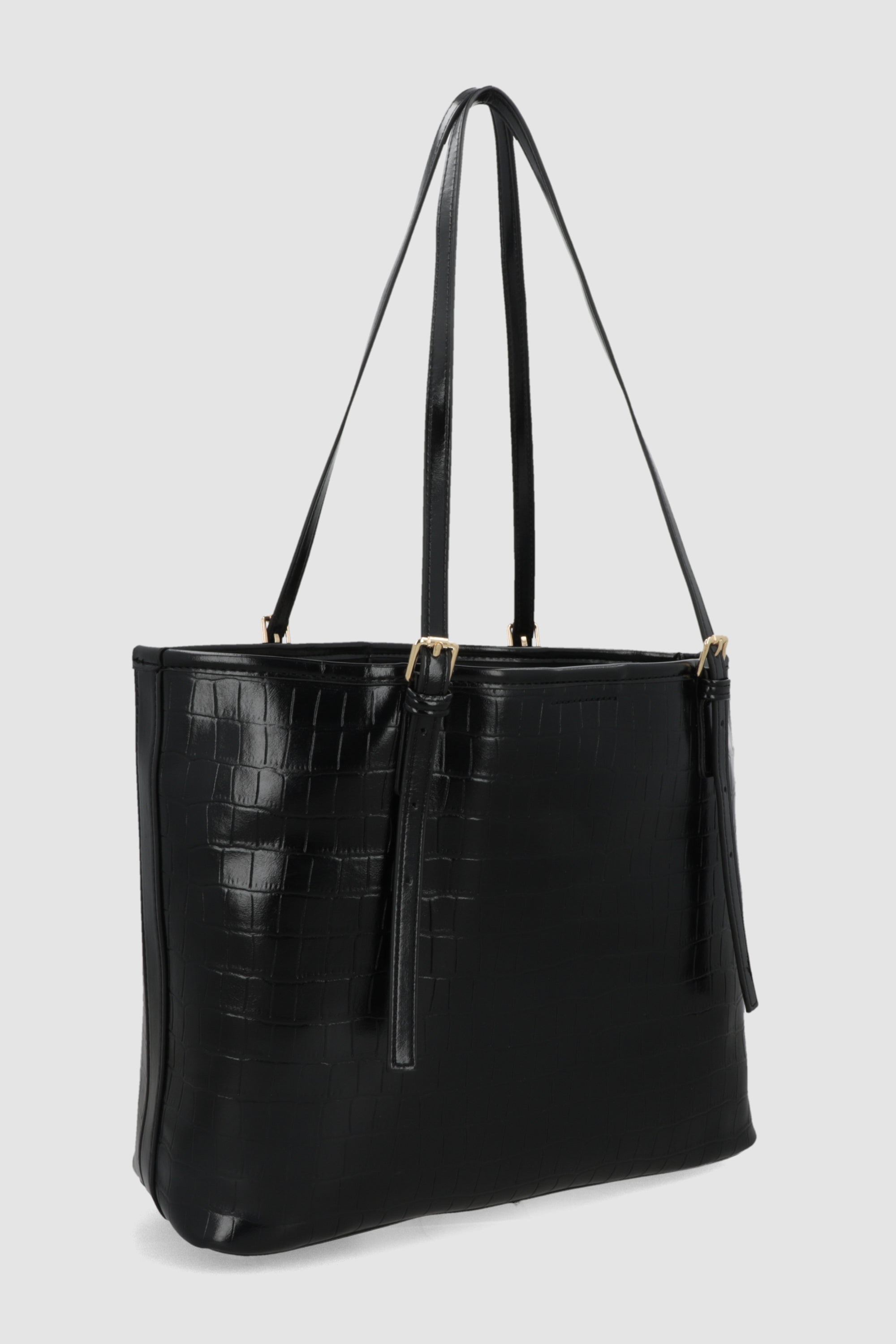 Bolsa tote croco NEGRO