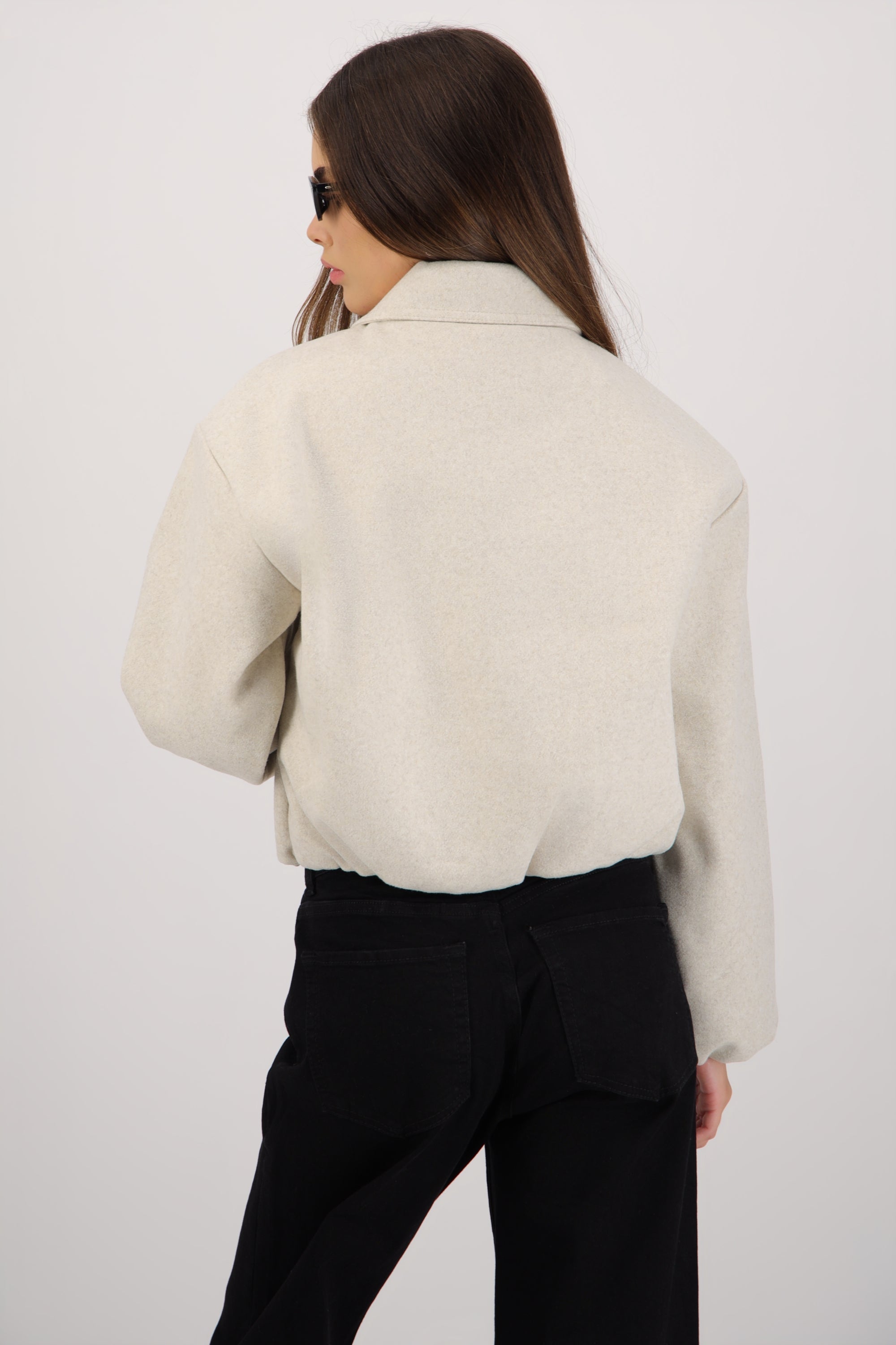Chamarra bomber paño lisa ARENA