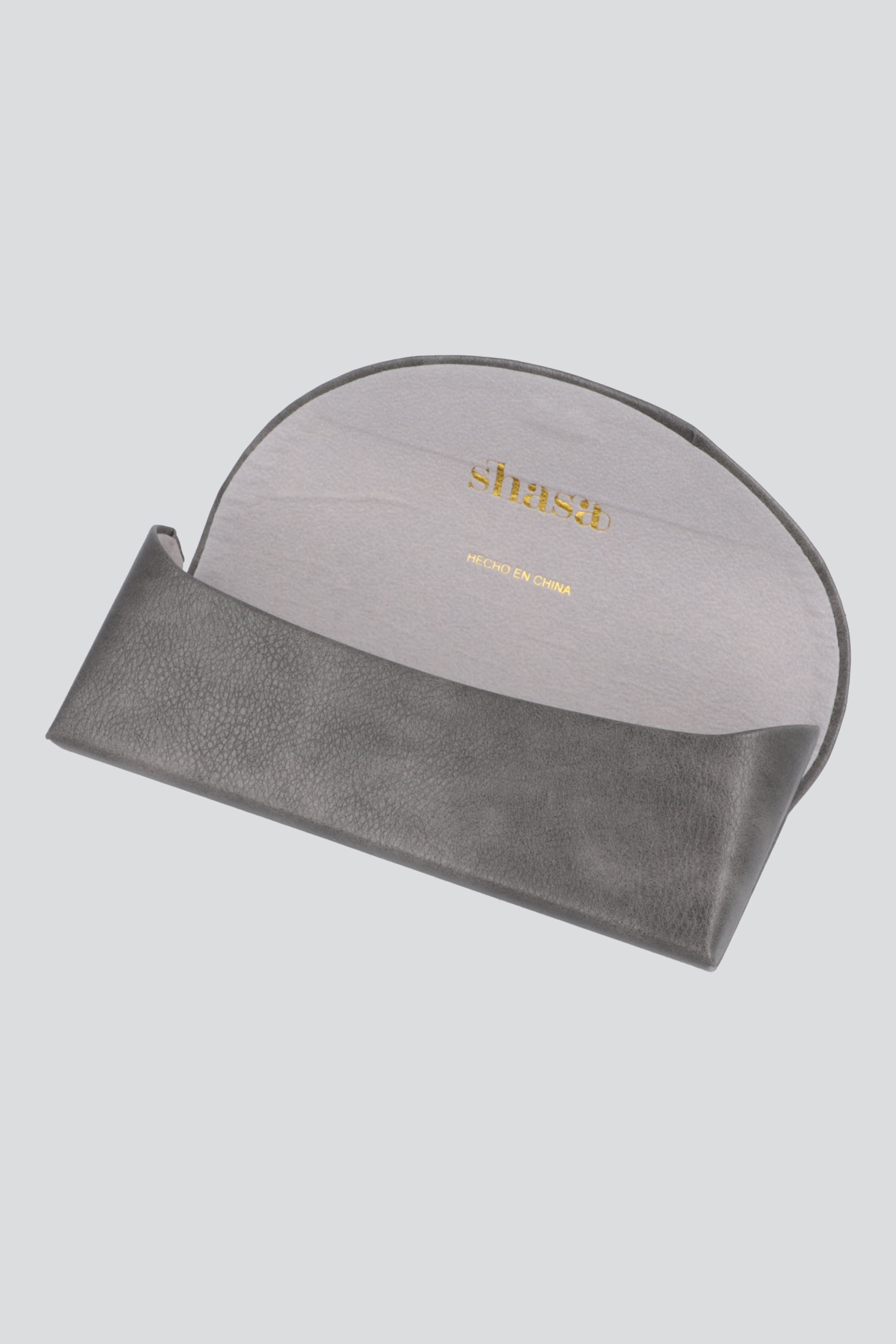 Funda para lentes vintage pu GRIS