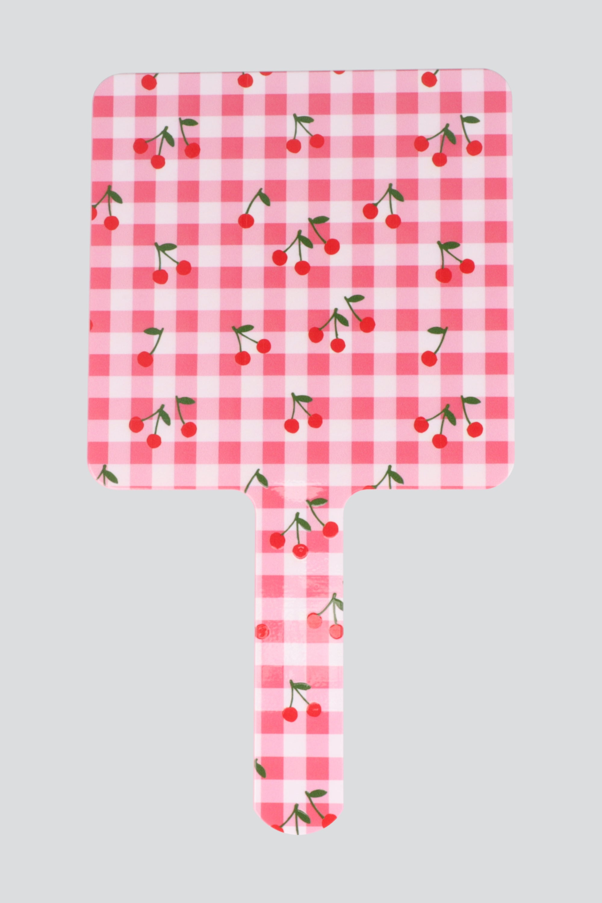 Espejo paleta cerezas gingham
