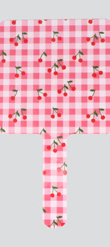 Espejo paleta cerezas gingham