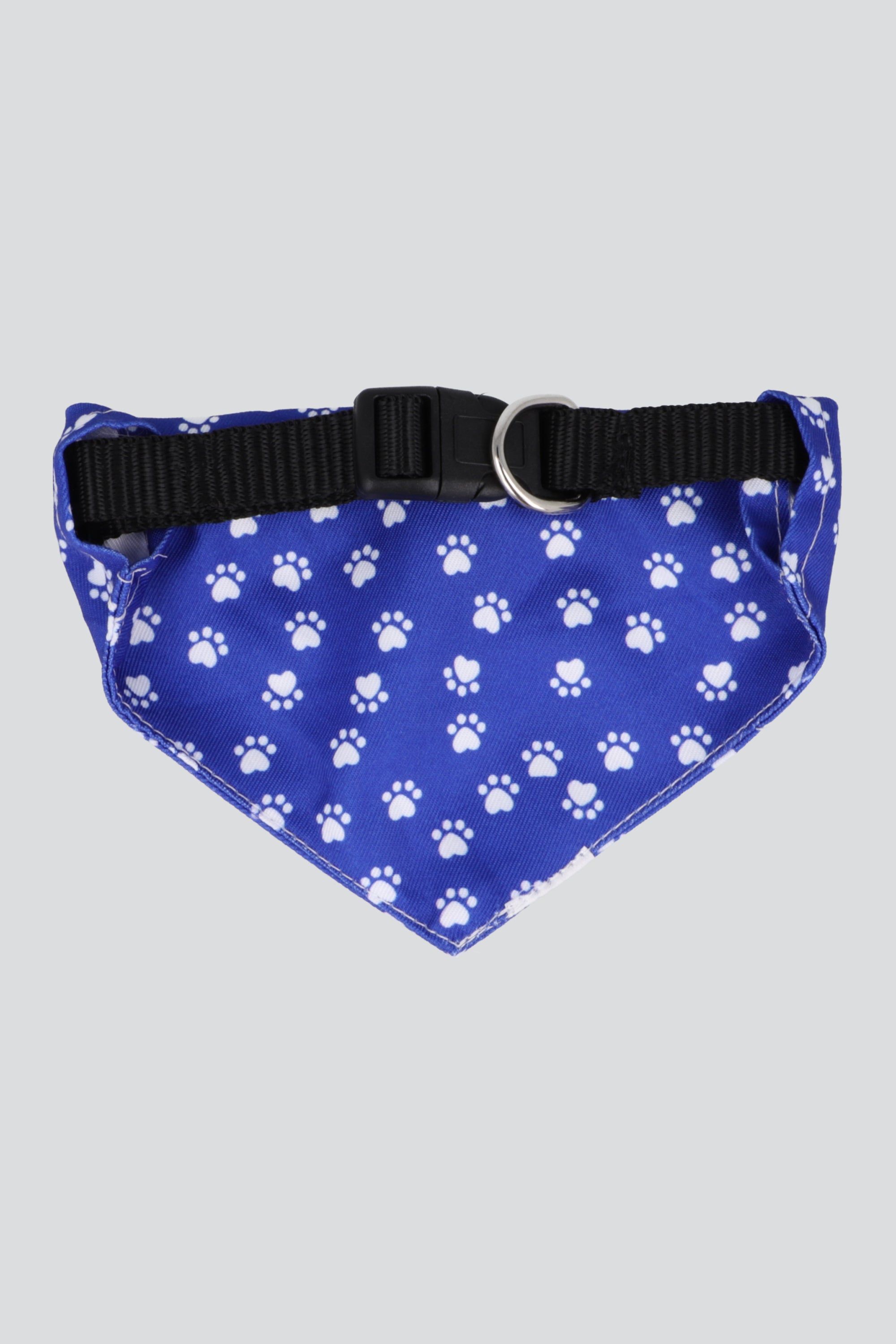 Collar bandana huellitas AZUL