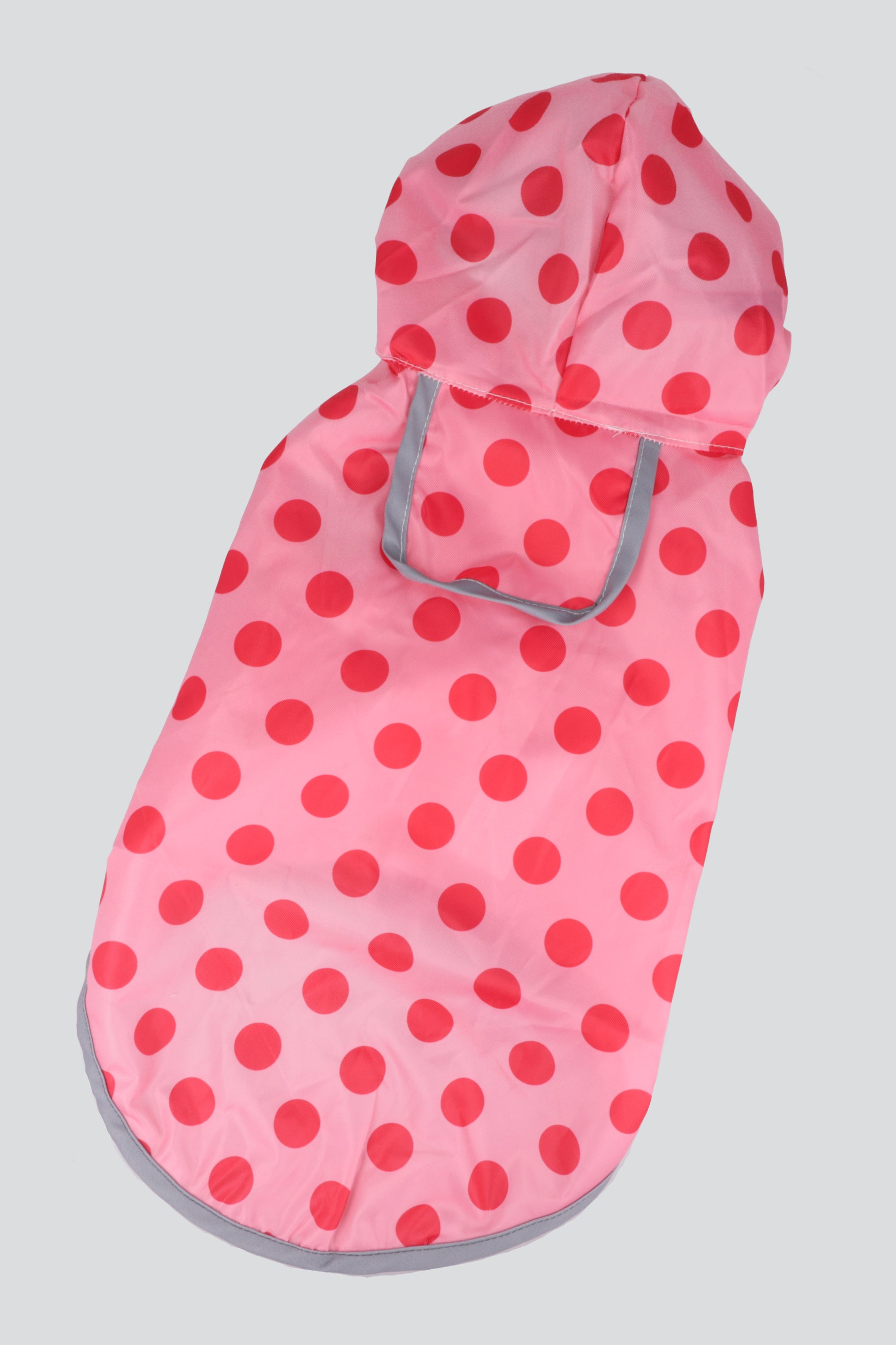 Impermeable mascota polkas ROJO