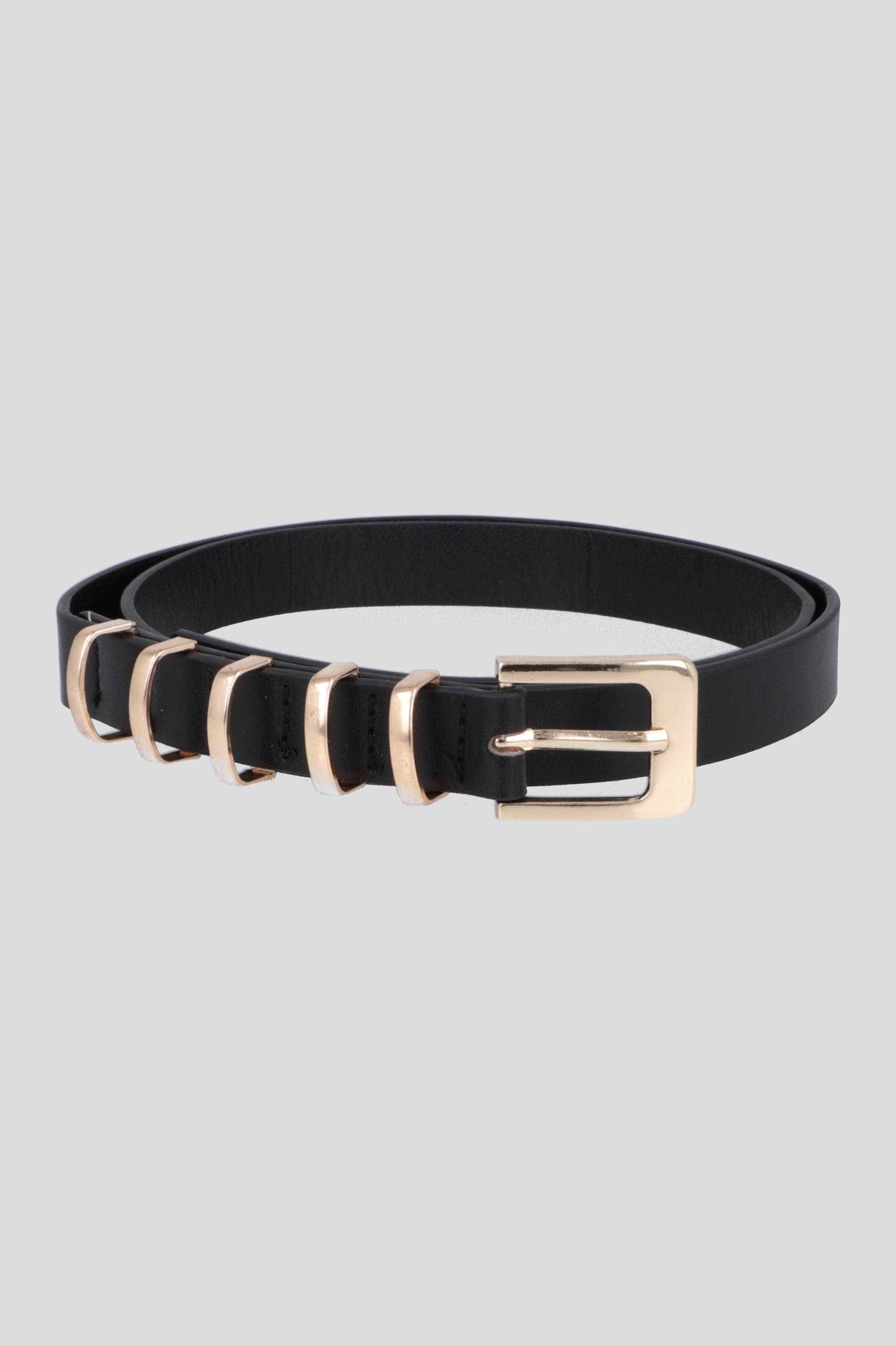 Cinturón multi aros NEGRO