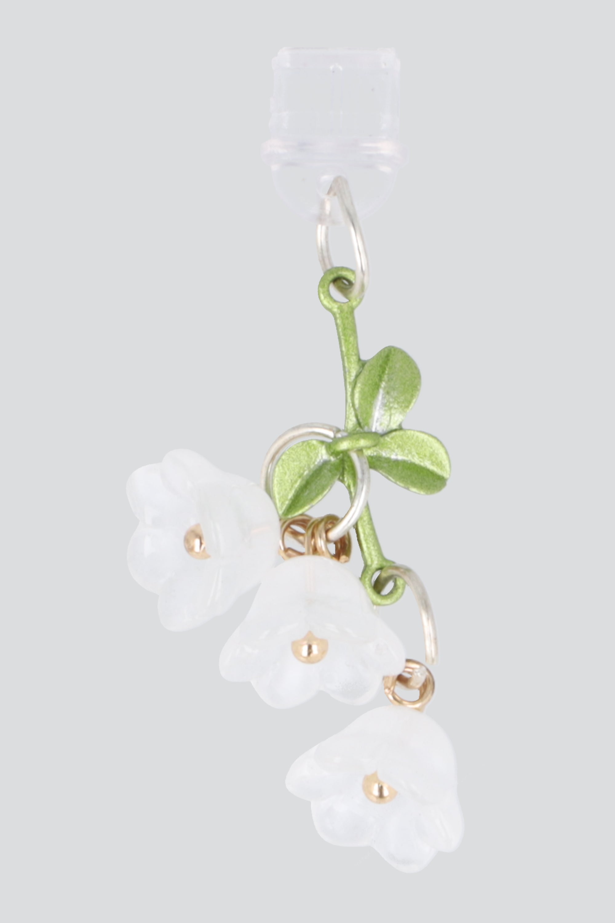 Charm para cel tipo c 3 flores