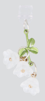 Charm para cel tipo c 3 flores