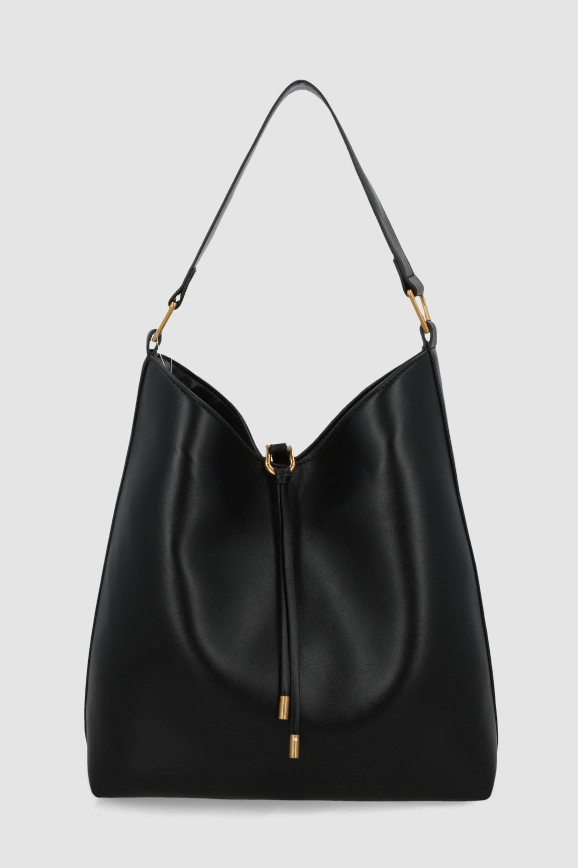 Bolsa tote correa NEGRO