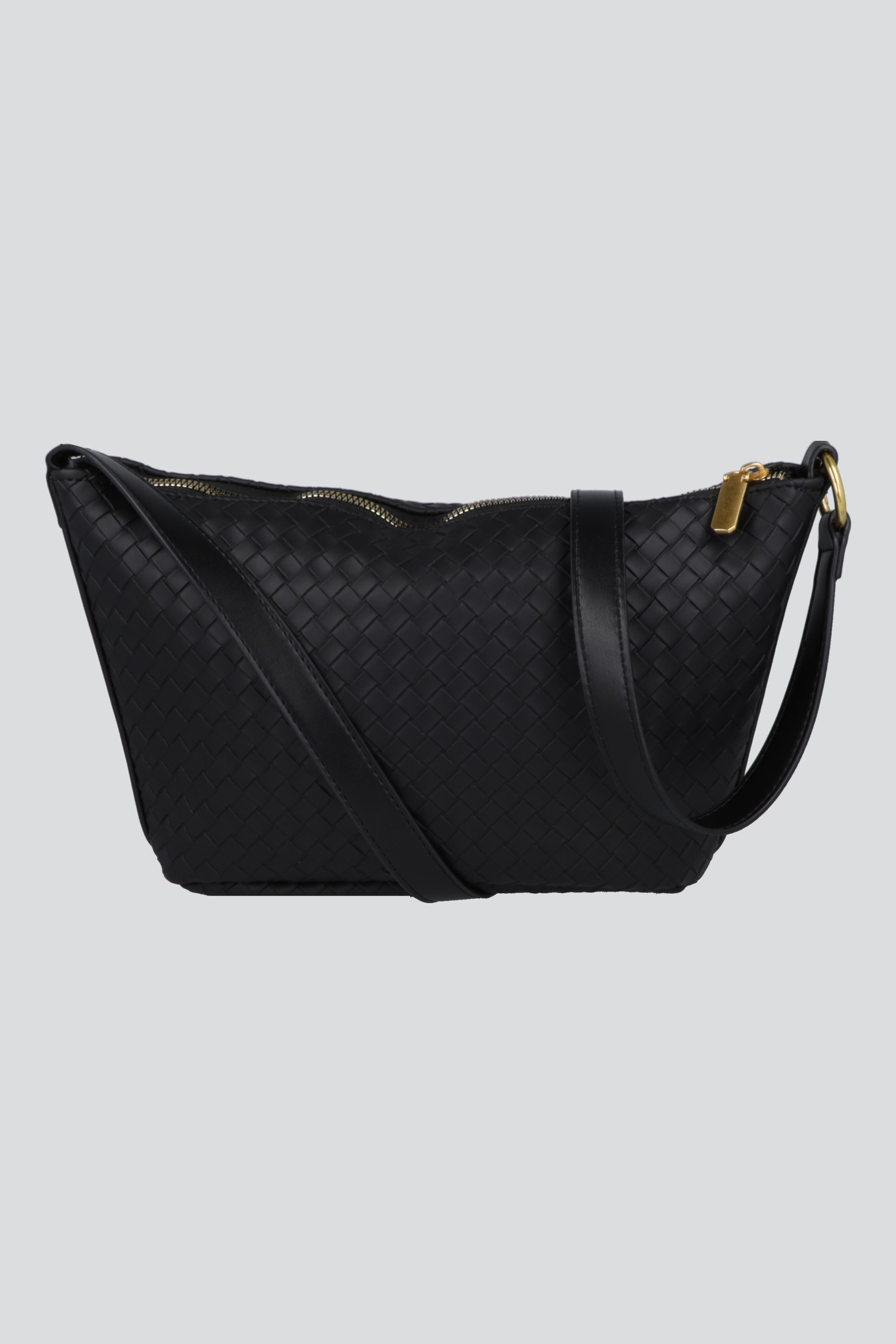 Bolsa efecto entrelazado NEGRO