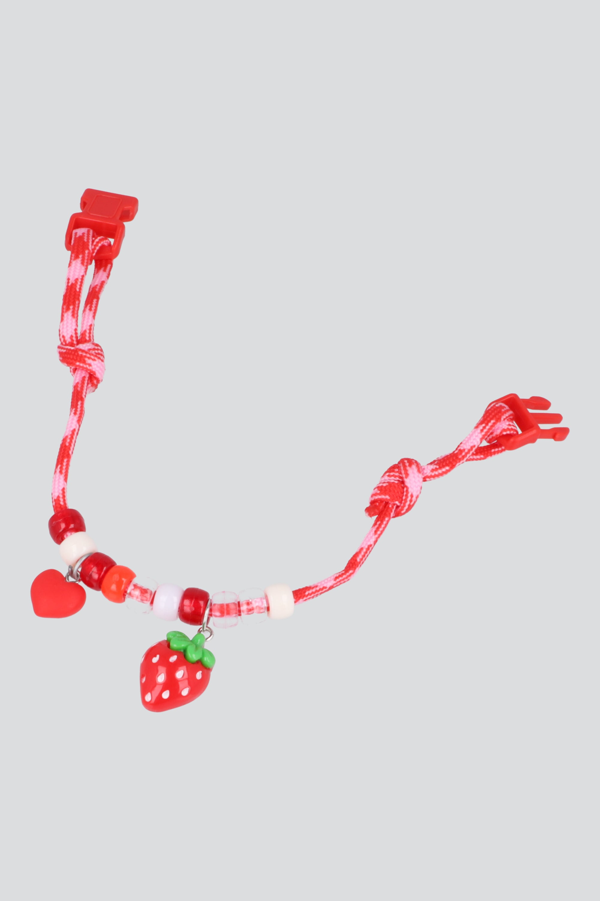 Collar mascota cuentas ROJO