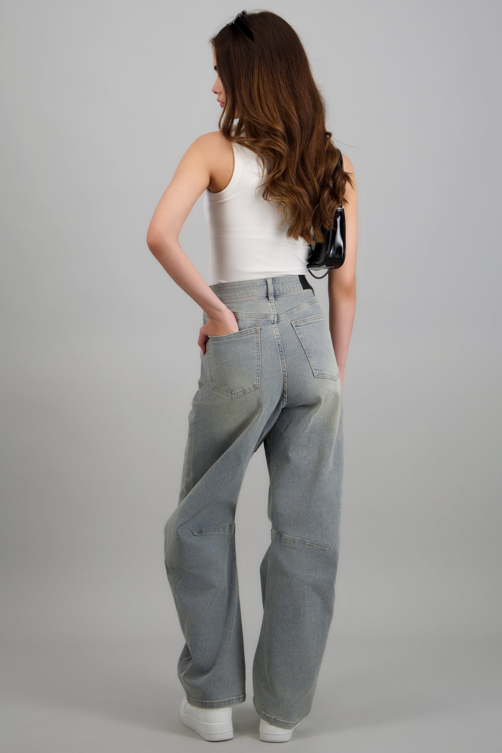 Jeans baggy cortes entintados ACID LIGHT