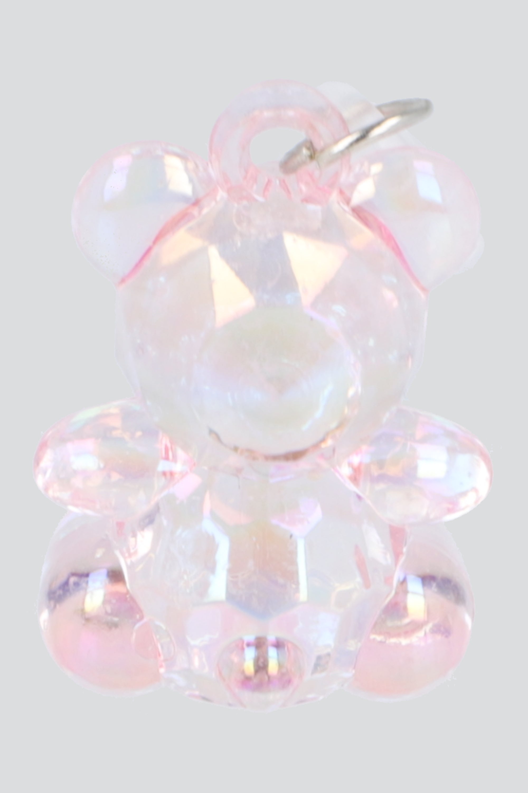 Charm cel tipo c oso traslúcido ROSA