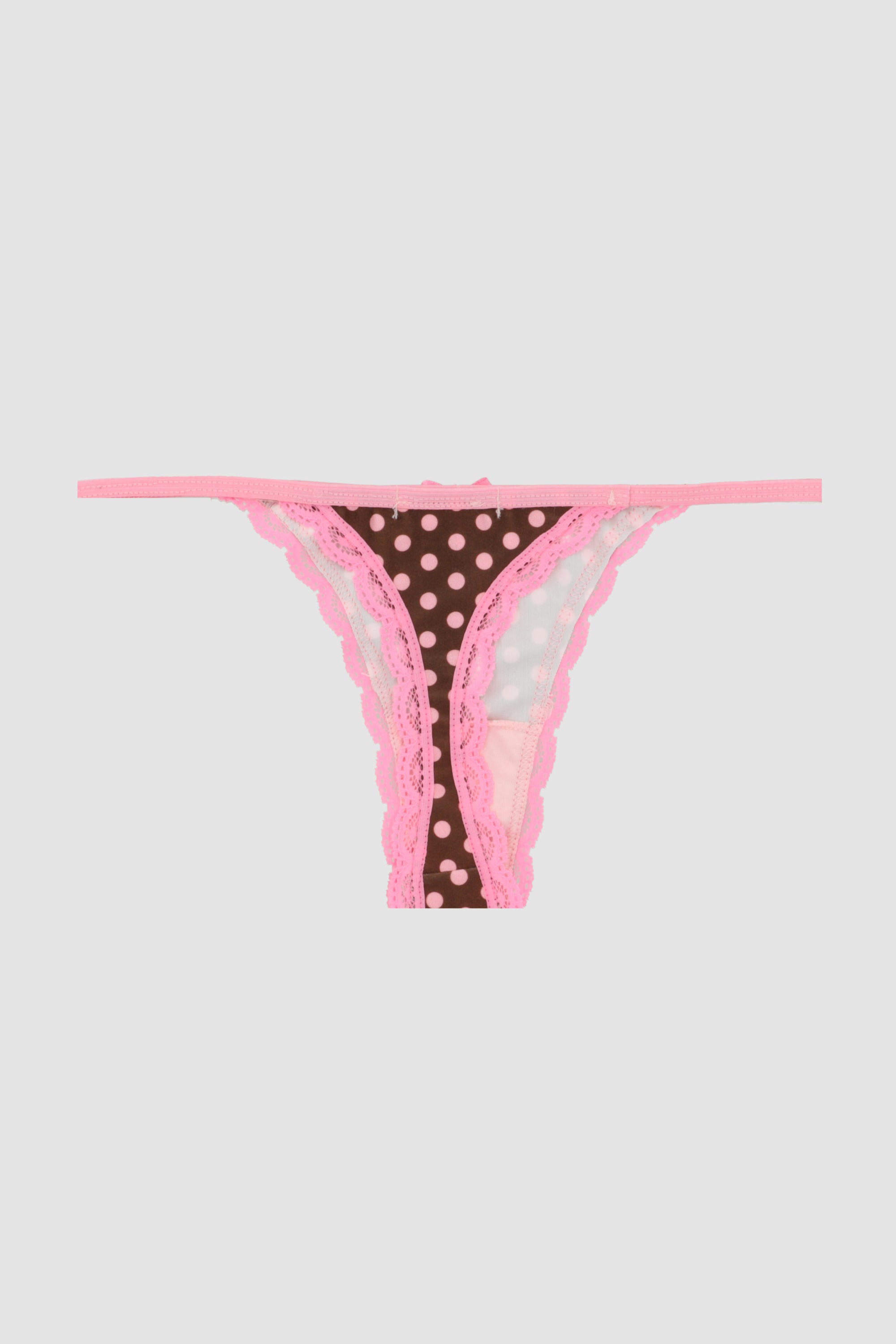 Tanga estampado polka CAFE
