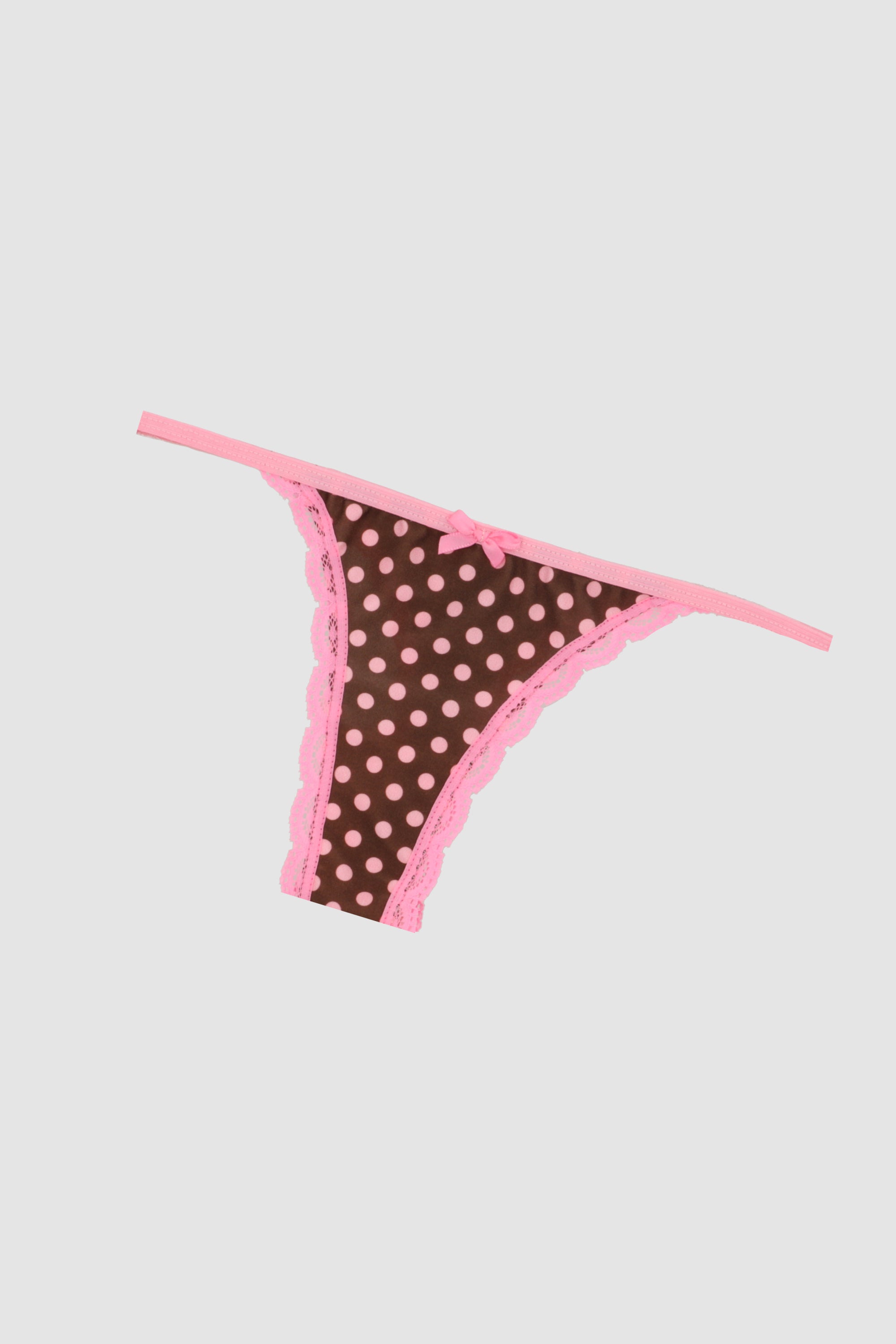 Tanga estampado polka CAFE