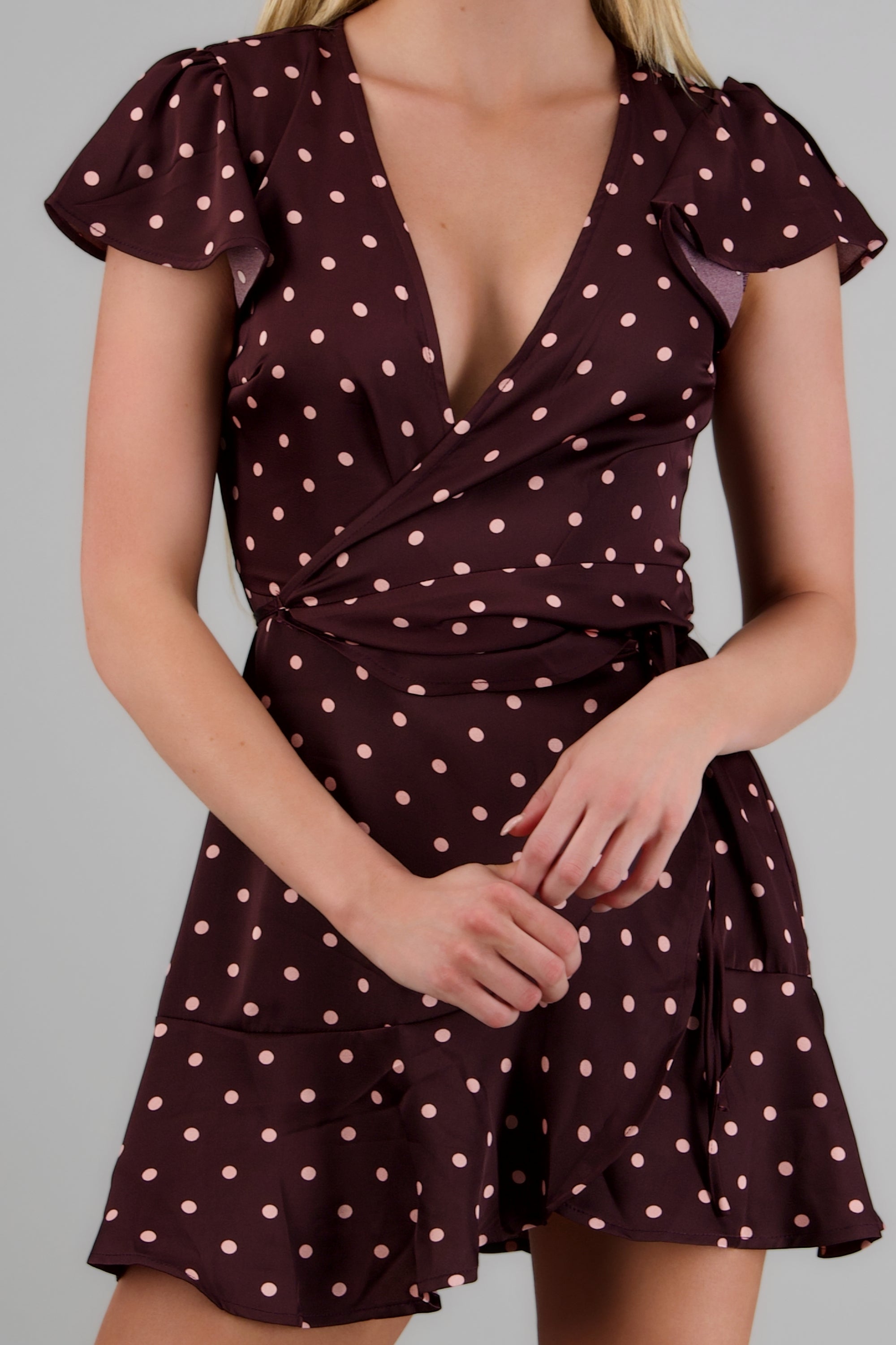 Vestido envolvente polkas CAFE COMBO
