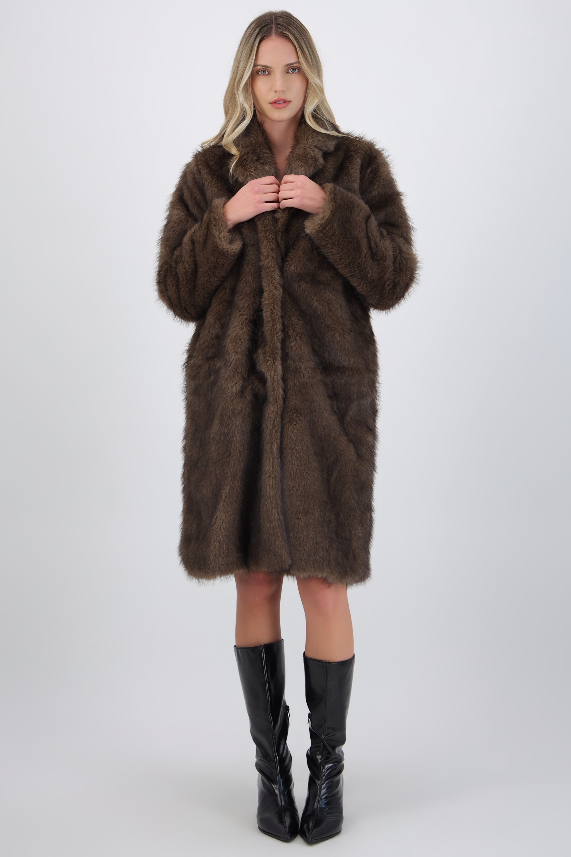 Saco largo peluche
