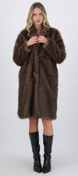 Saco largo peluche