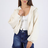 Chamarra bomber suede