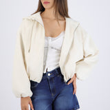 Chamarra bomber suede