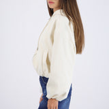 Chamarra bomber suede