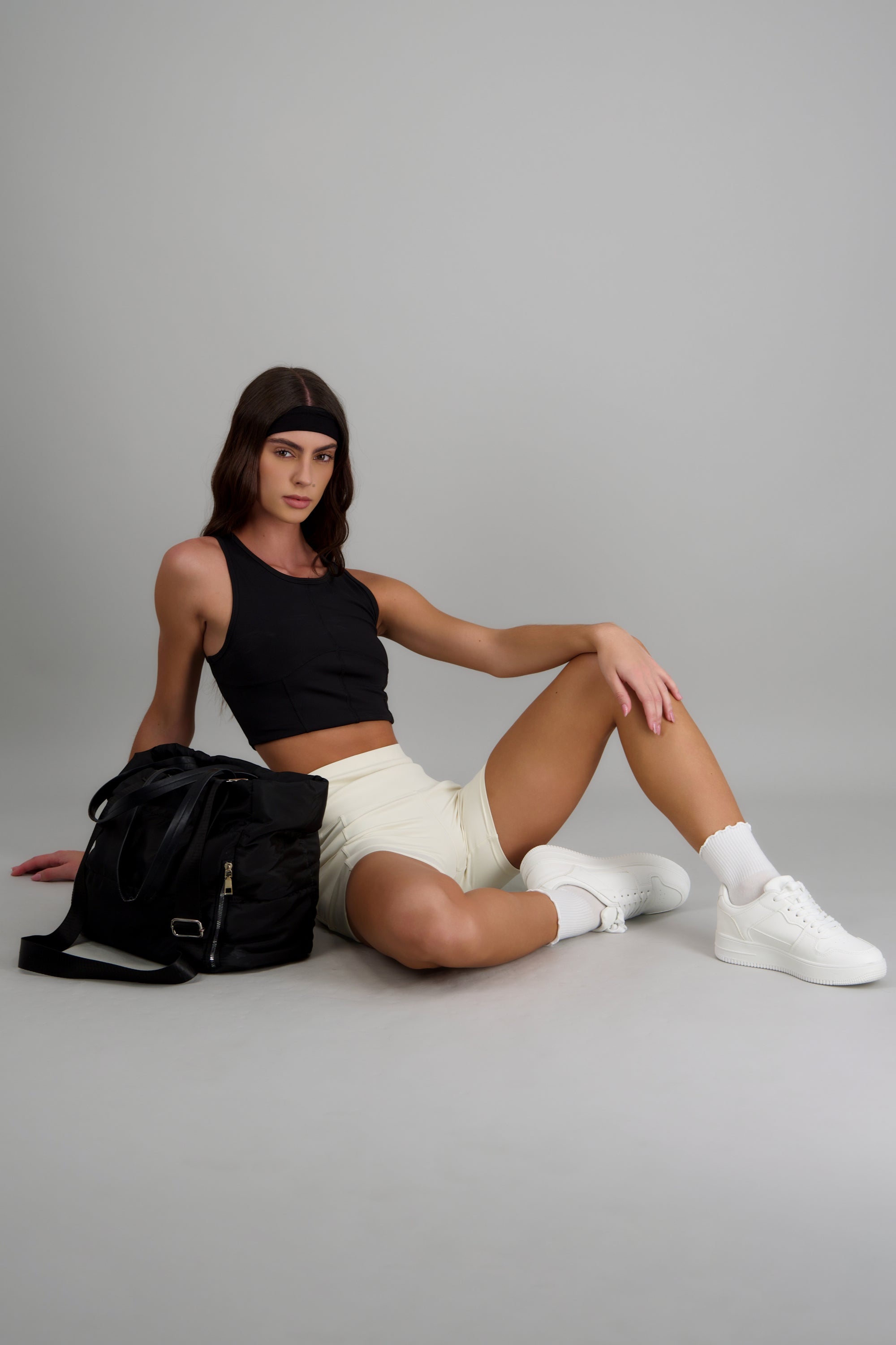 biker shorts deportivos CREMA