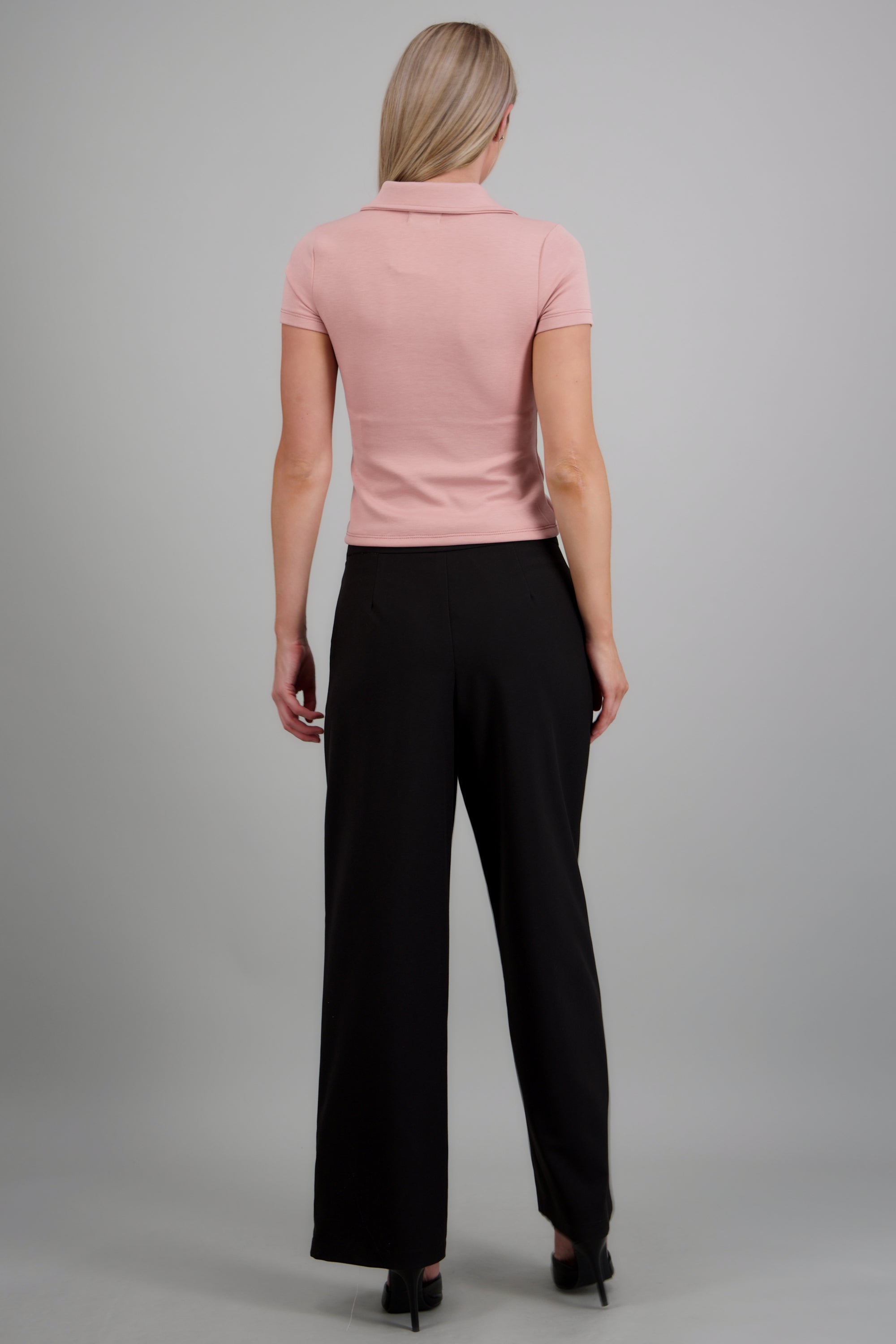 Pantalon pretina contraste NEGRO COMBO
