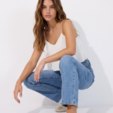 Flat malla brillos mary jane
