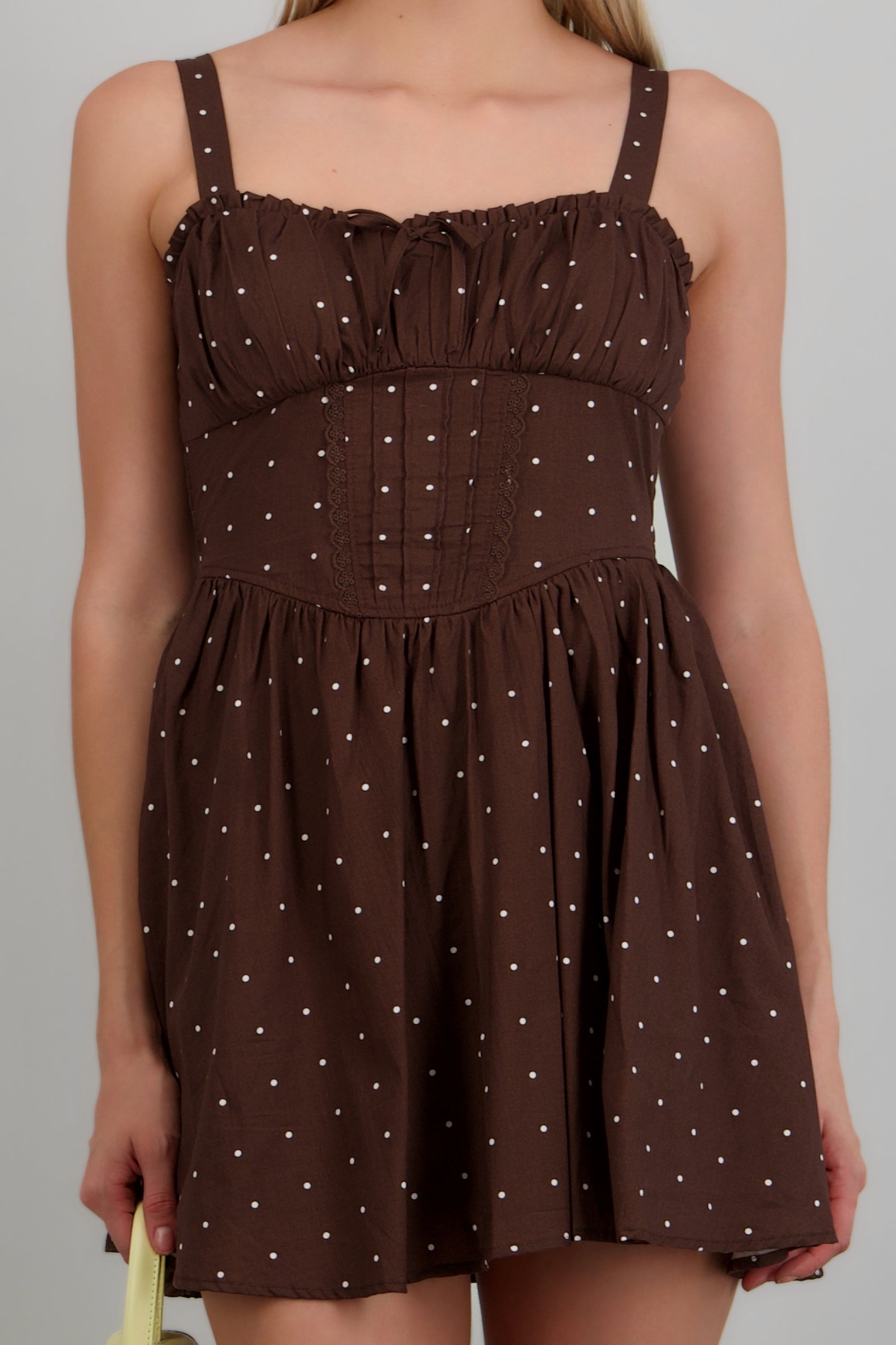 Vestido mini estampado polkas CAFE OBSCURO