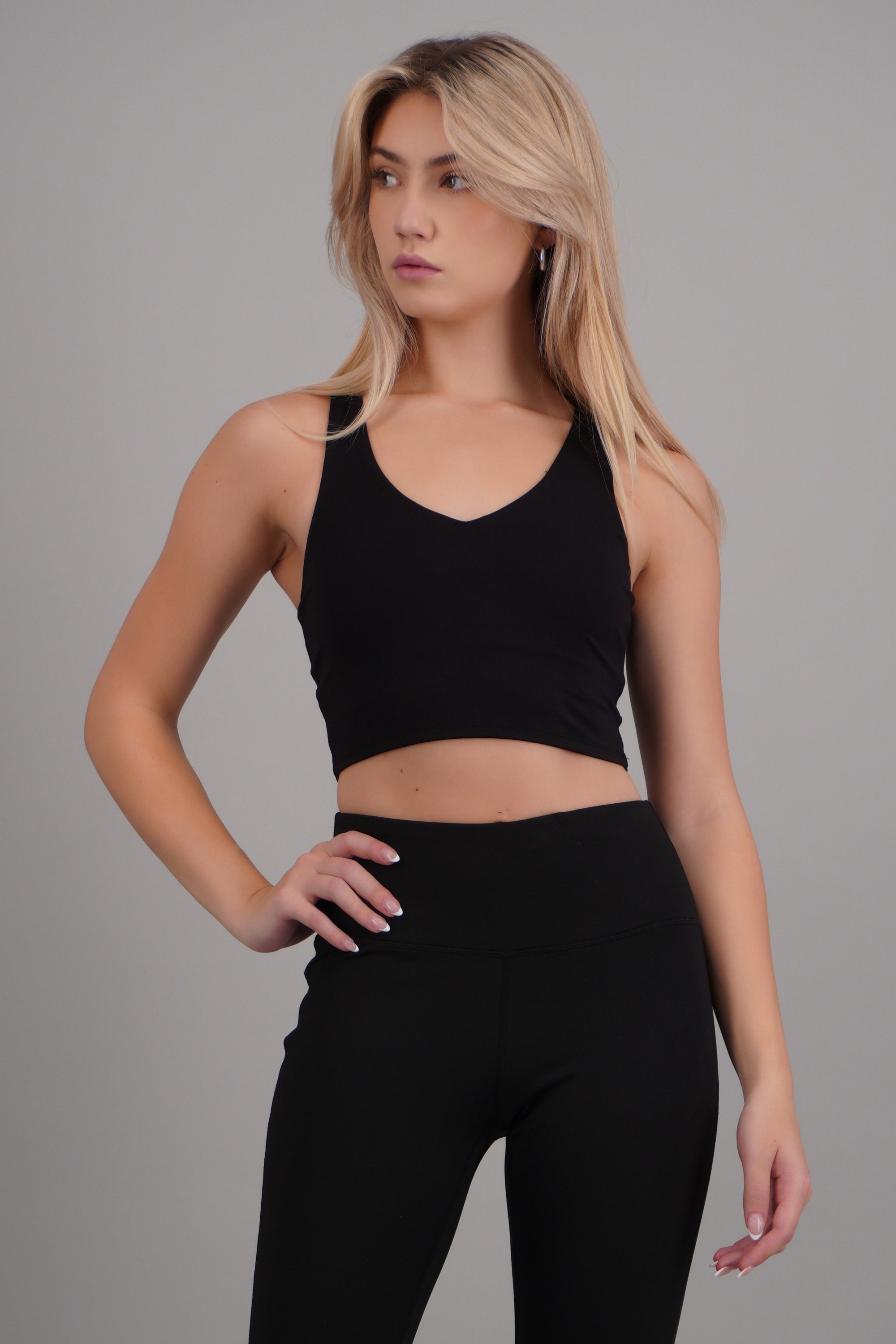 Tank top deportivo NEGRO
