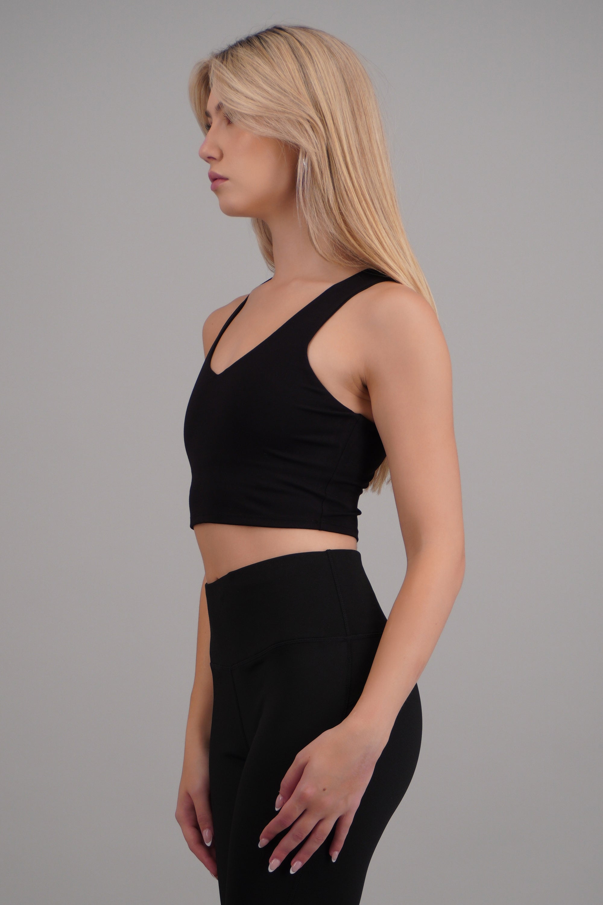 Tank top deportivo NEGRO