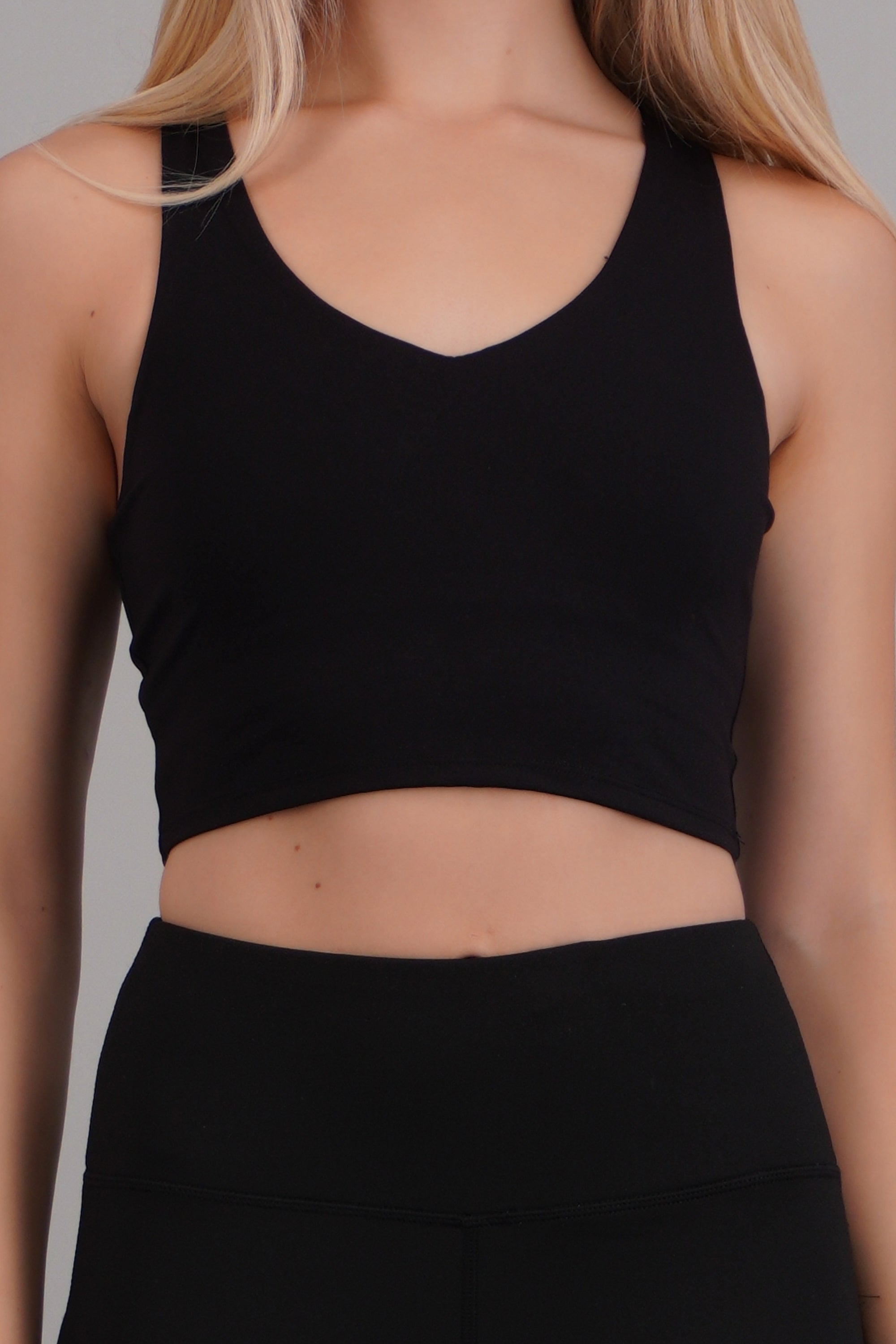 Tank top deportivo NEGRO