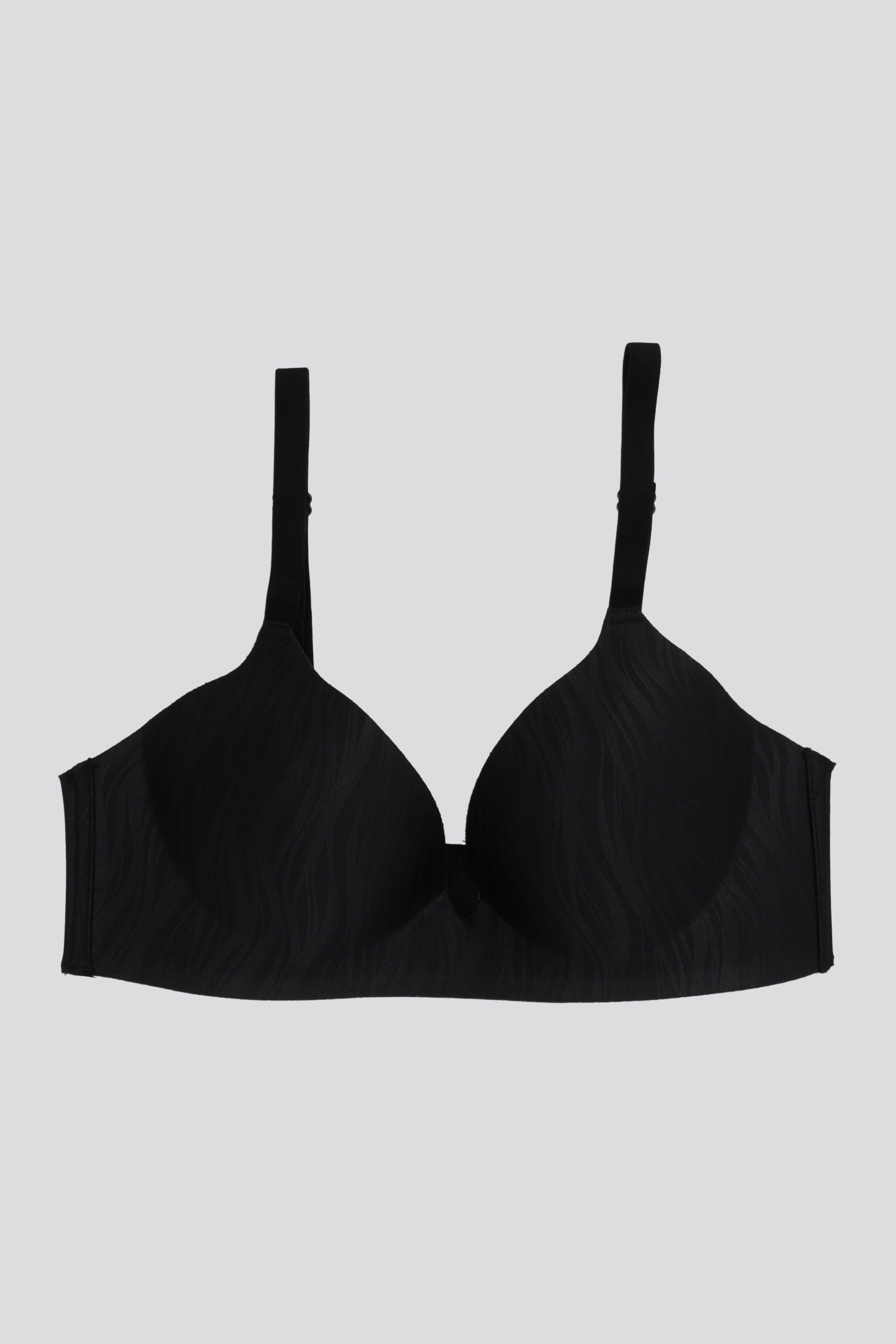 Bra laser sin varilla animal print NEGRO