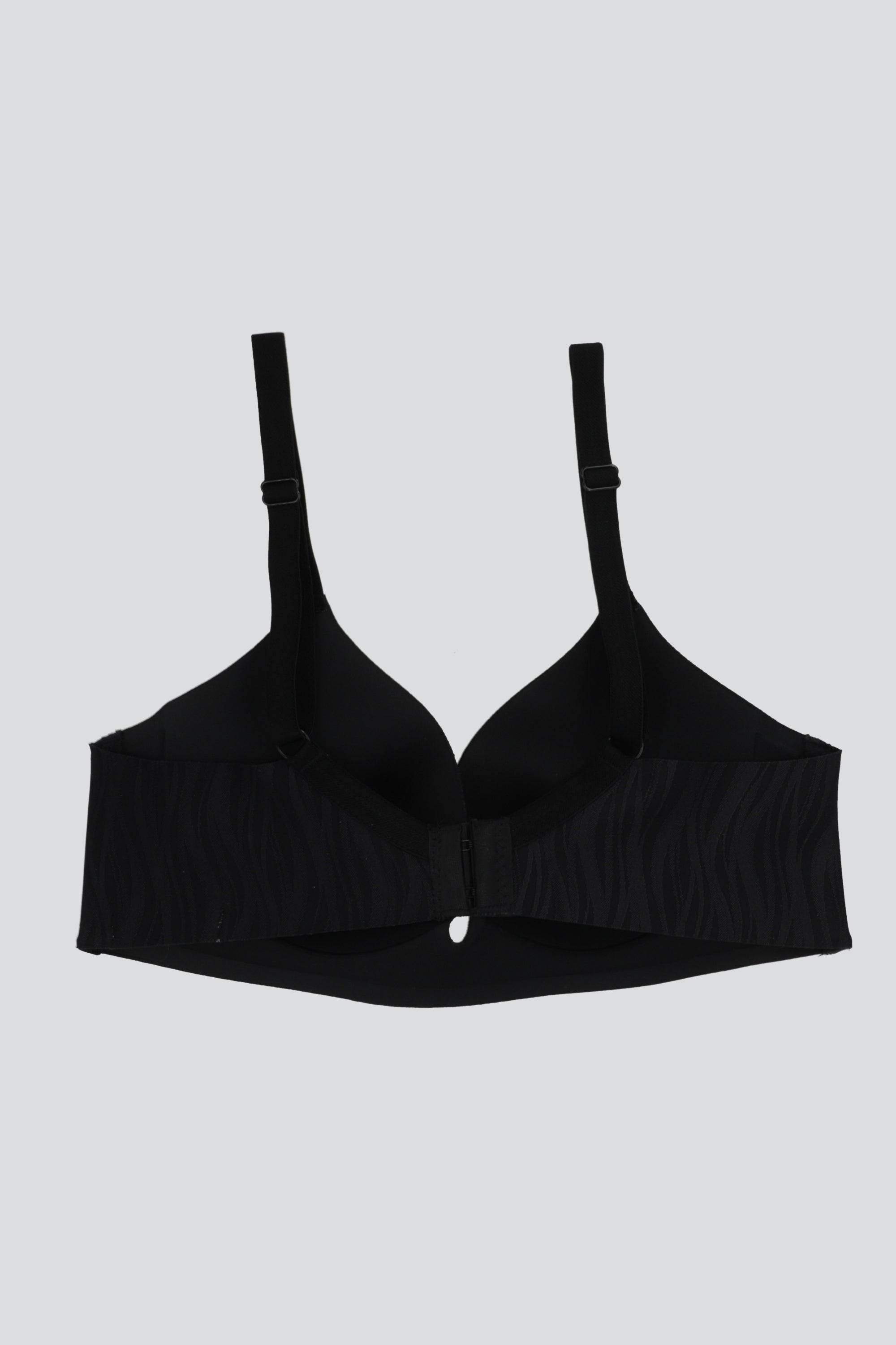 Bra laser sin varilla animal print NEGRO