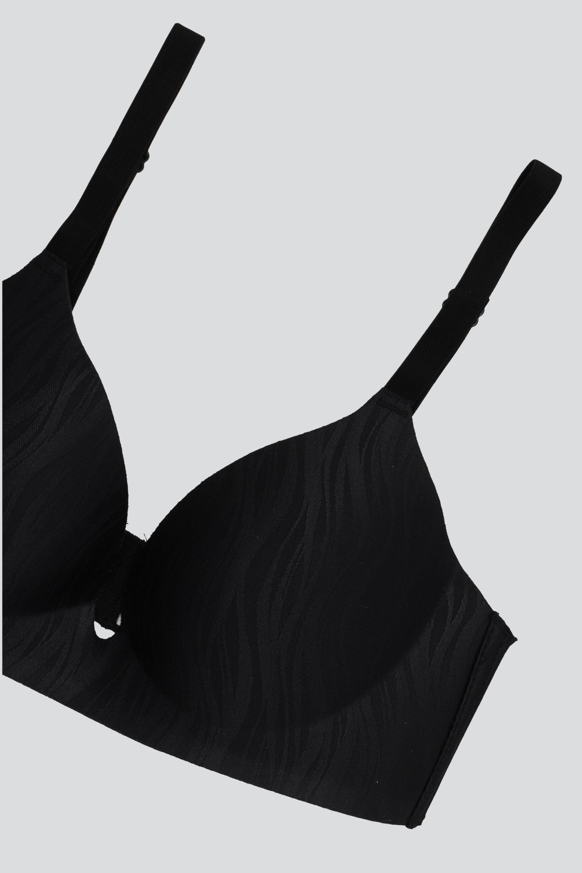 Bra laser sin varilla animal print NEGRO