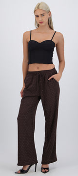 Pantalon ligero detalle brillos