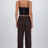 Pantalon ligero detalle brillos