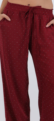 Pantalon ligero detalle brillos