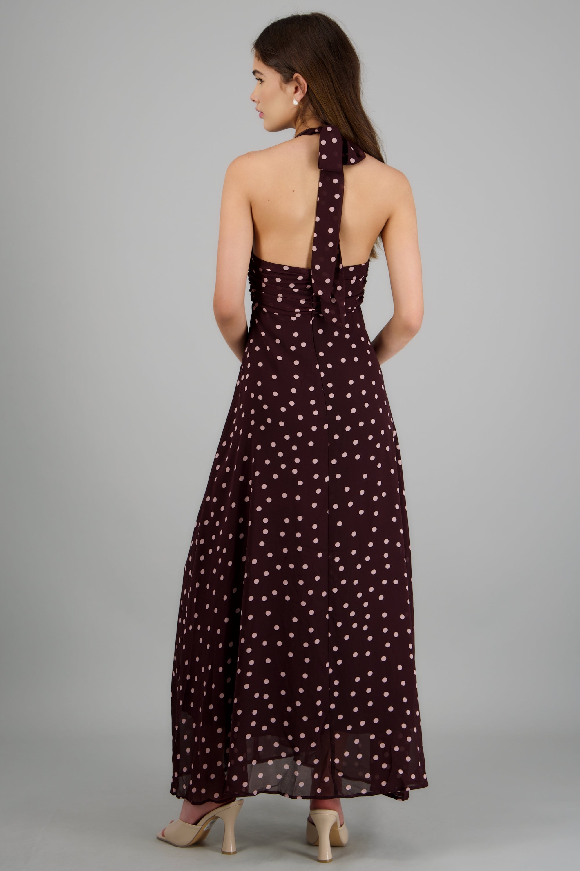 Vestido polka dots VINO COMBO