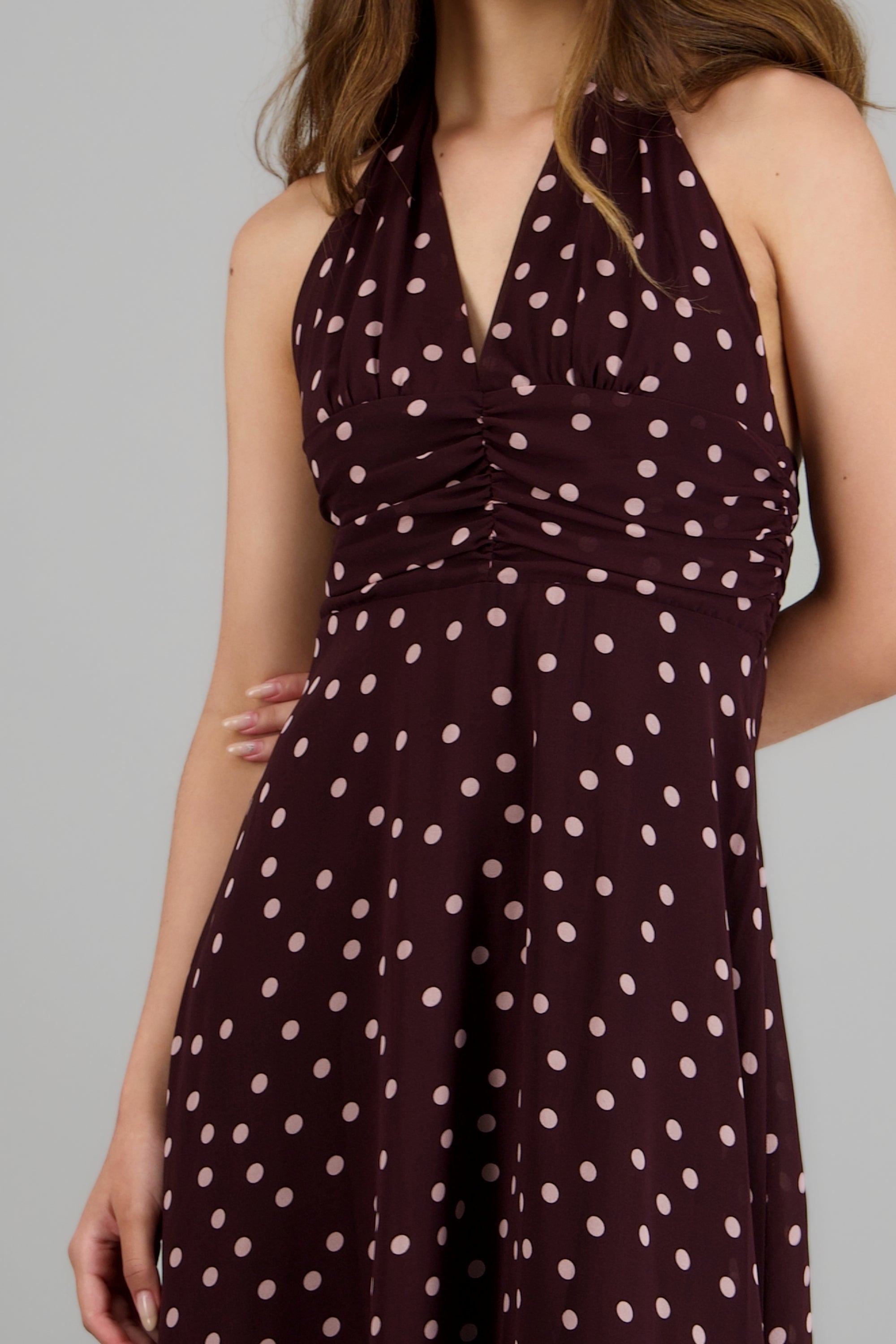Vestido polka dots VINO COMBO