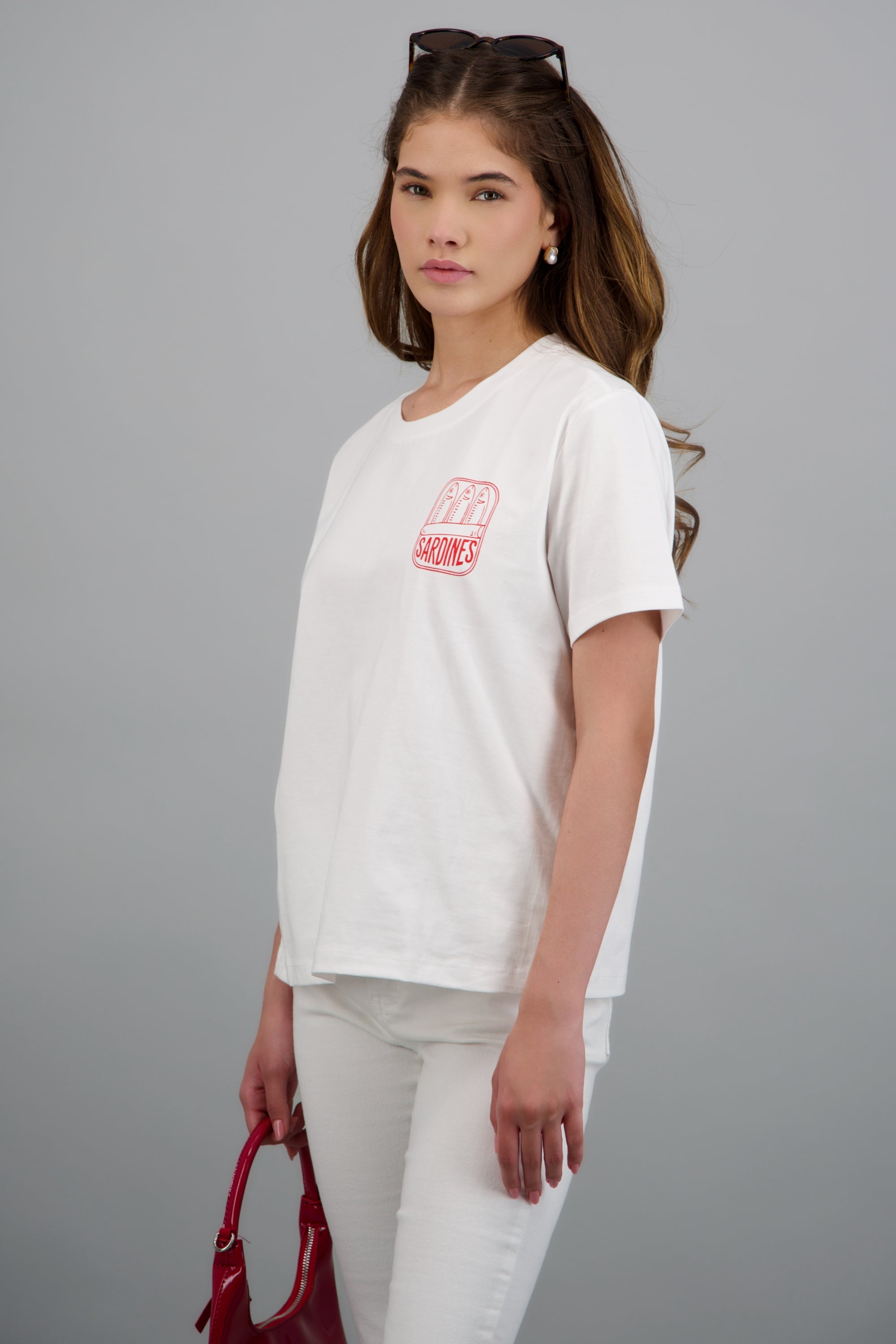 T-shirt sardinas BLANCO