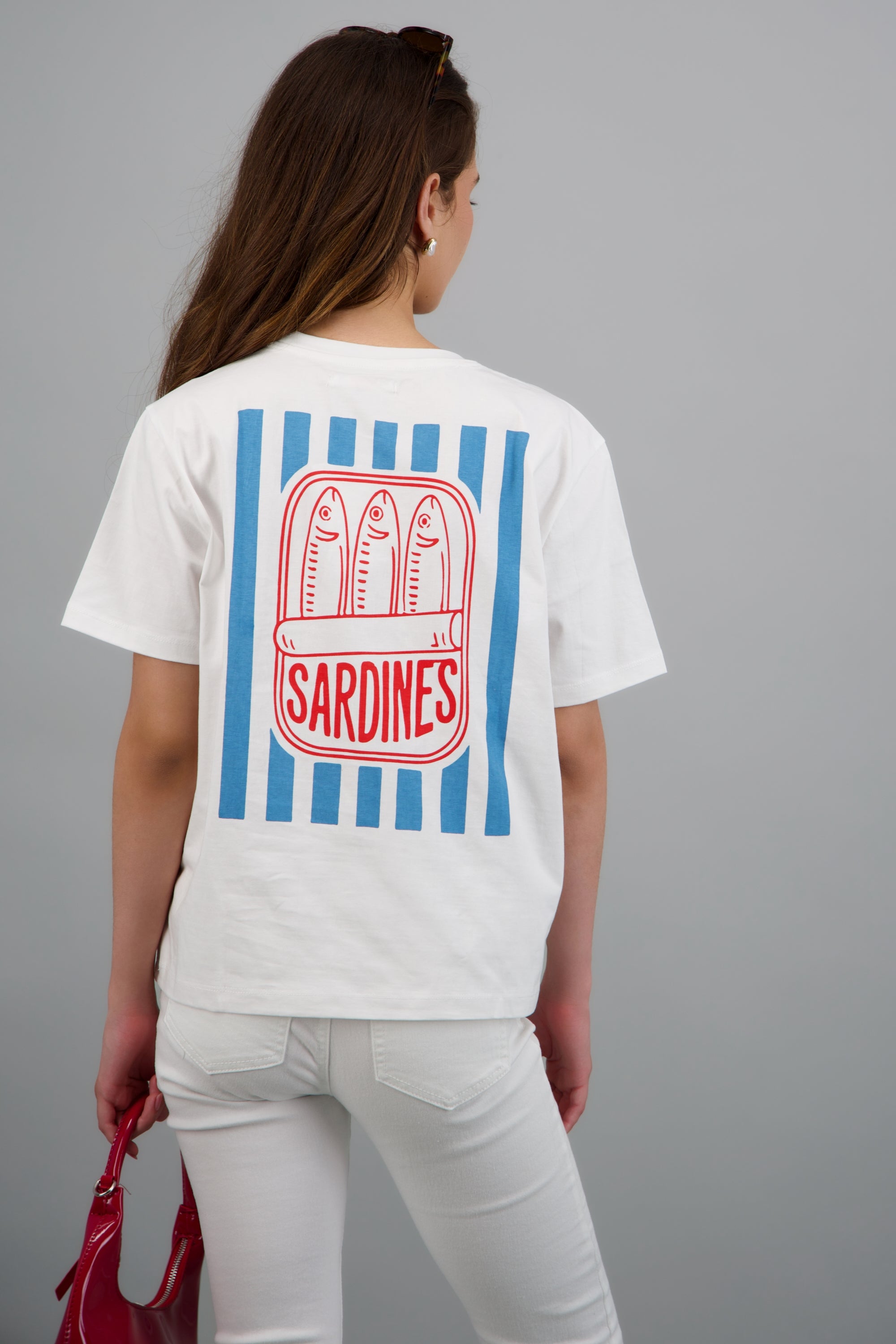T-shirt sardinas BLANCO