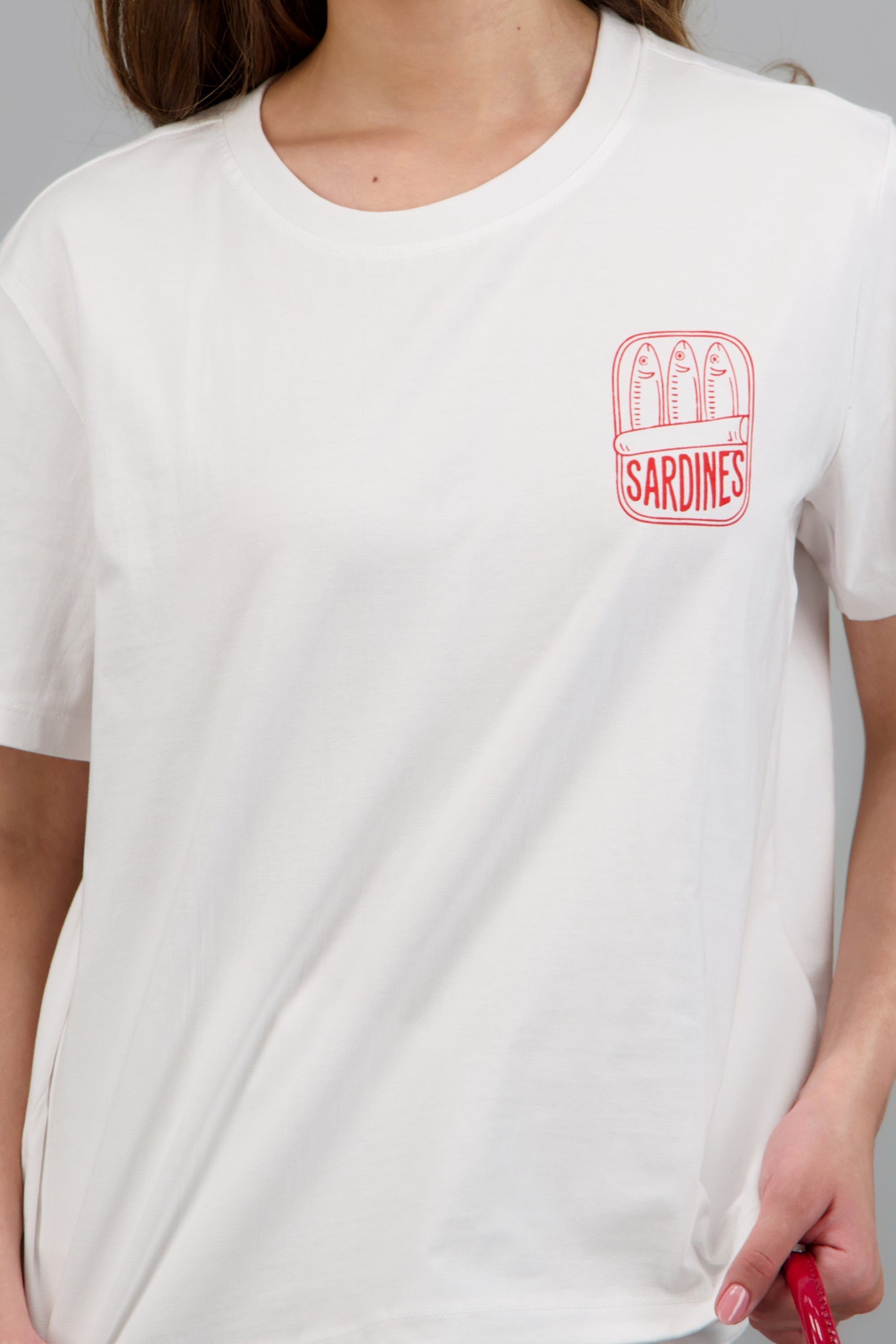 T-shirt sardinas BLANCO