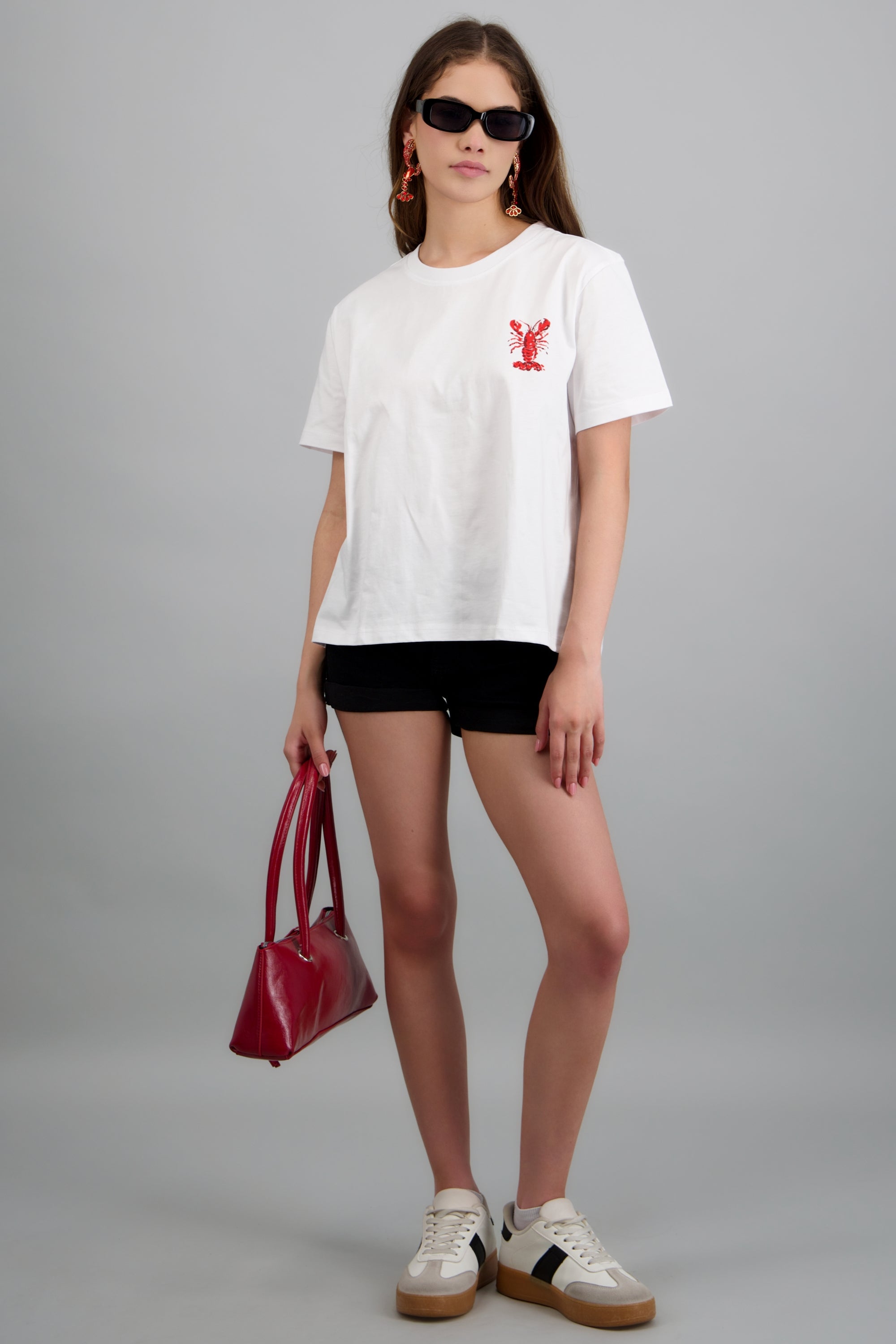 T-shirt langosta BLANCO
