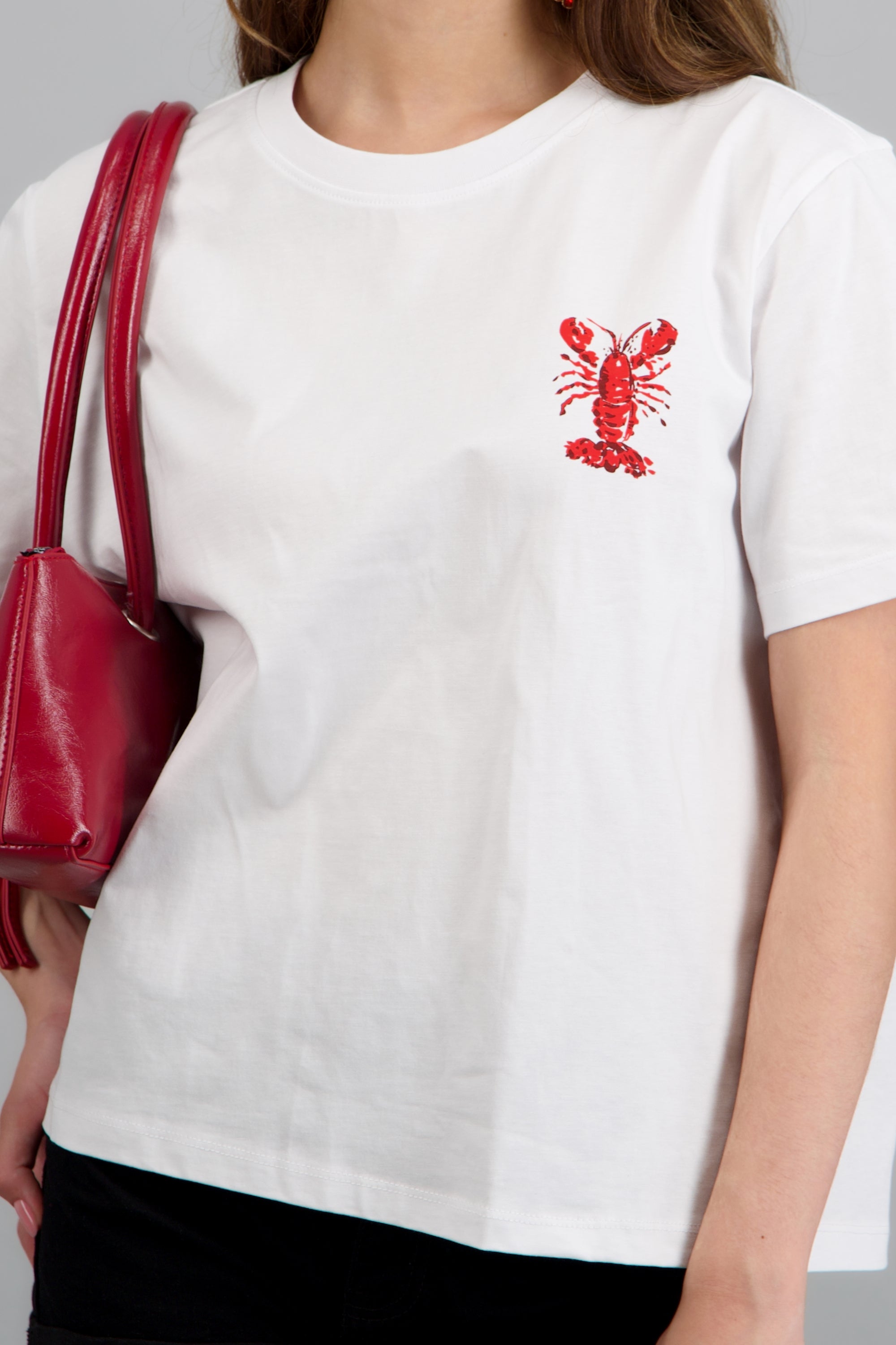 T-shirt langosta BLANCO