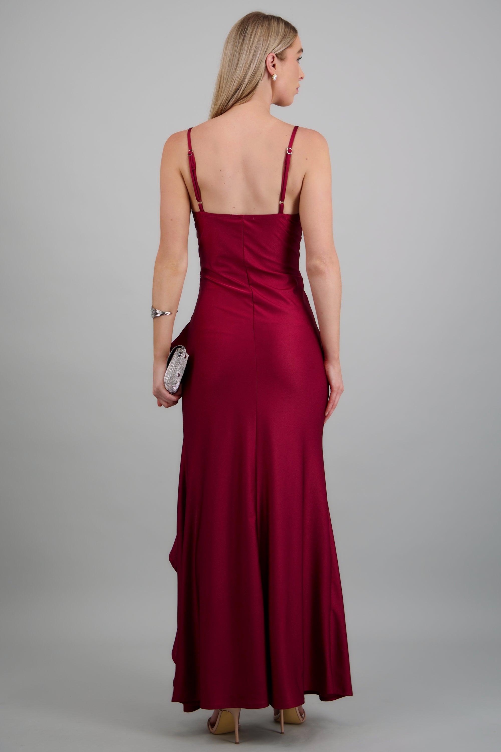 Vestido maxi detalle olan CIRUELA