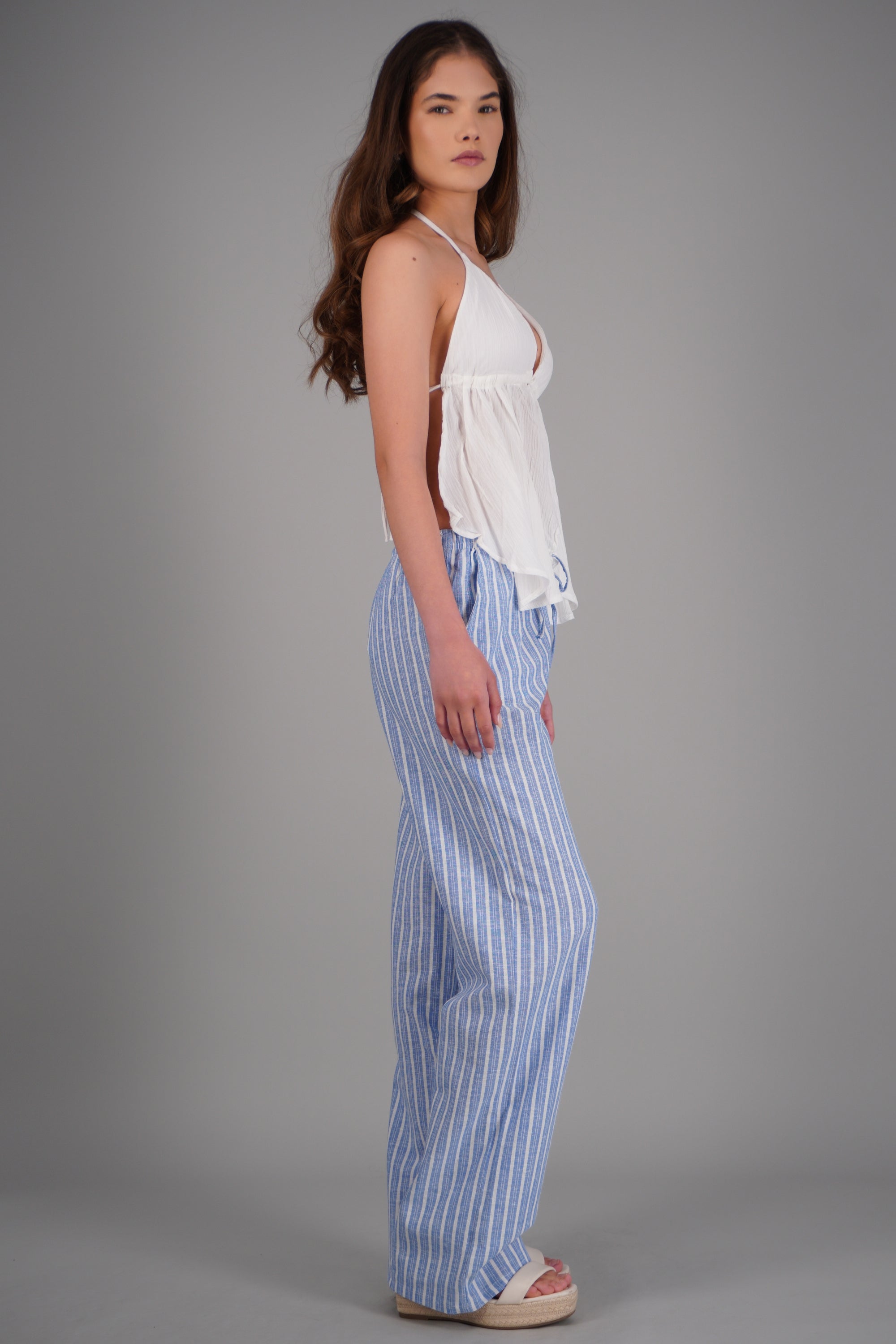 Pantalon lineas ligero AZUL