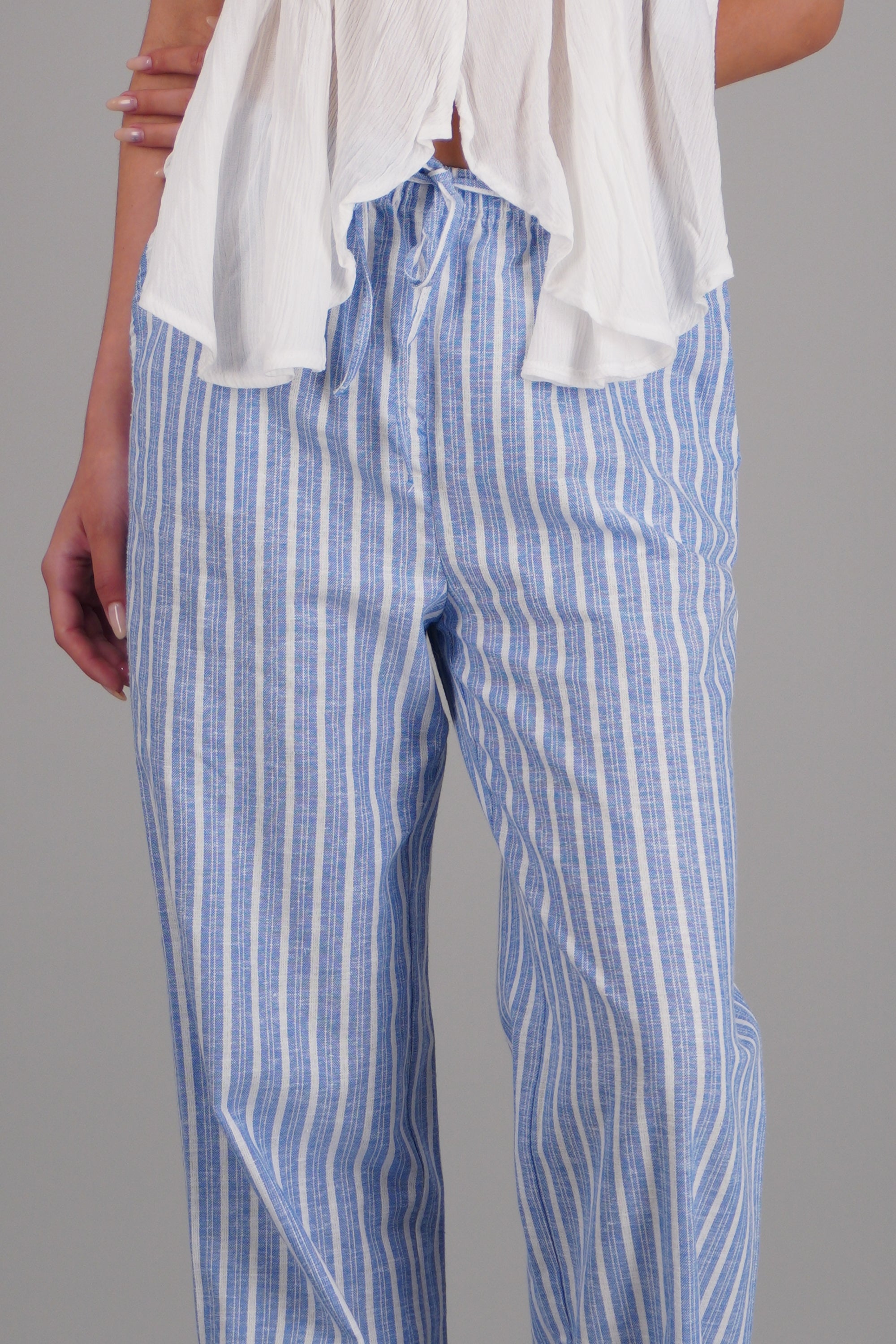 Pantalon lineas ligero AZUL