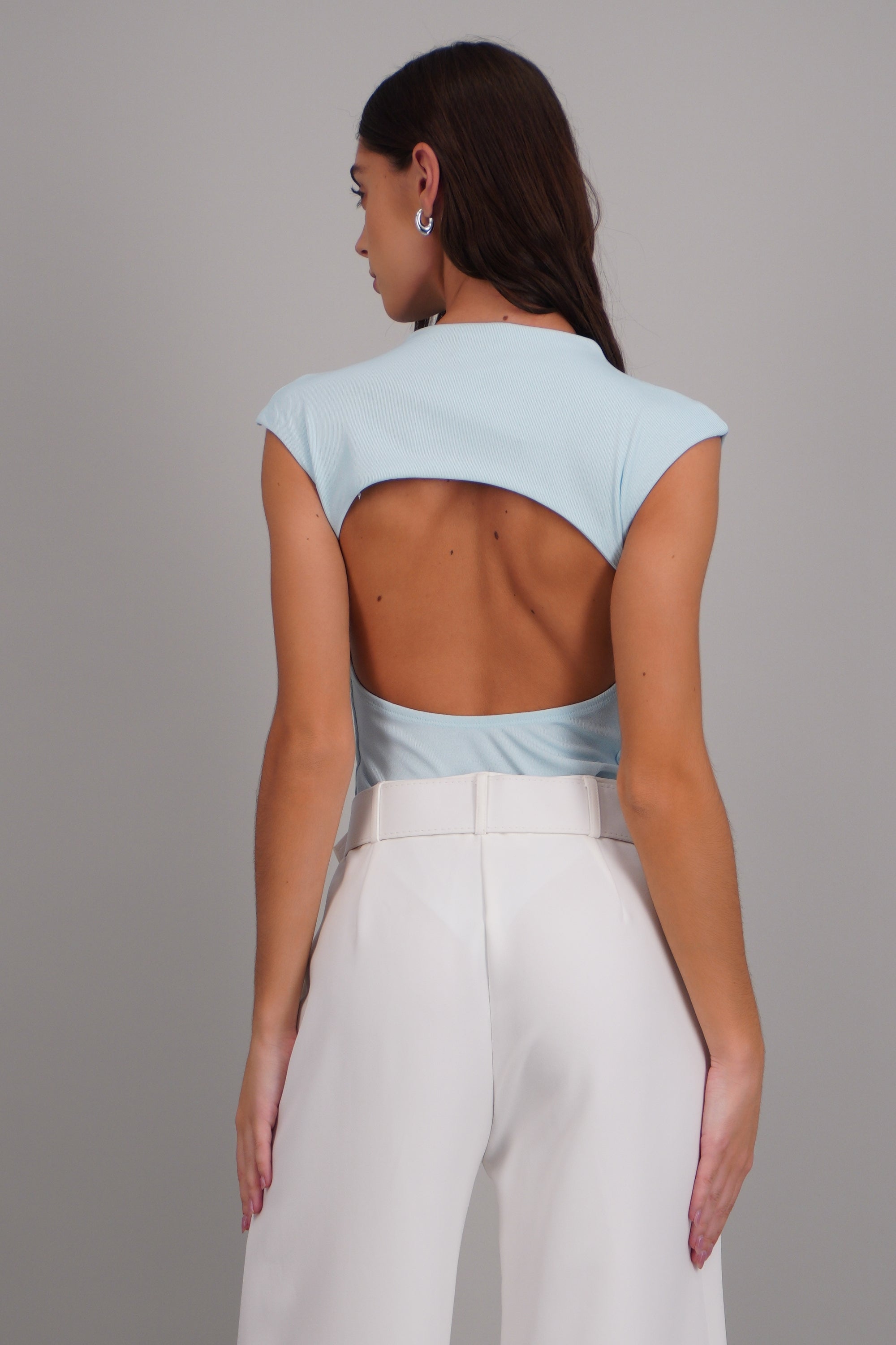 Bodysuit rib espalda descubierta MENTA