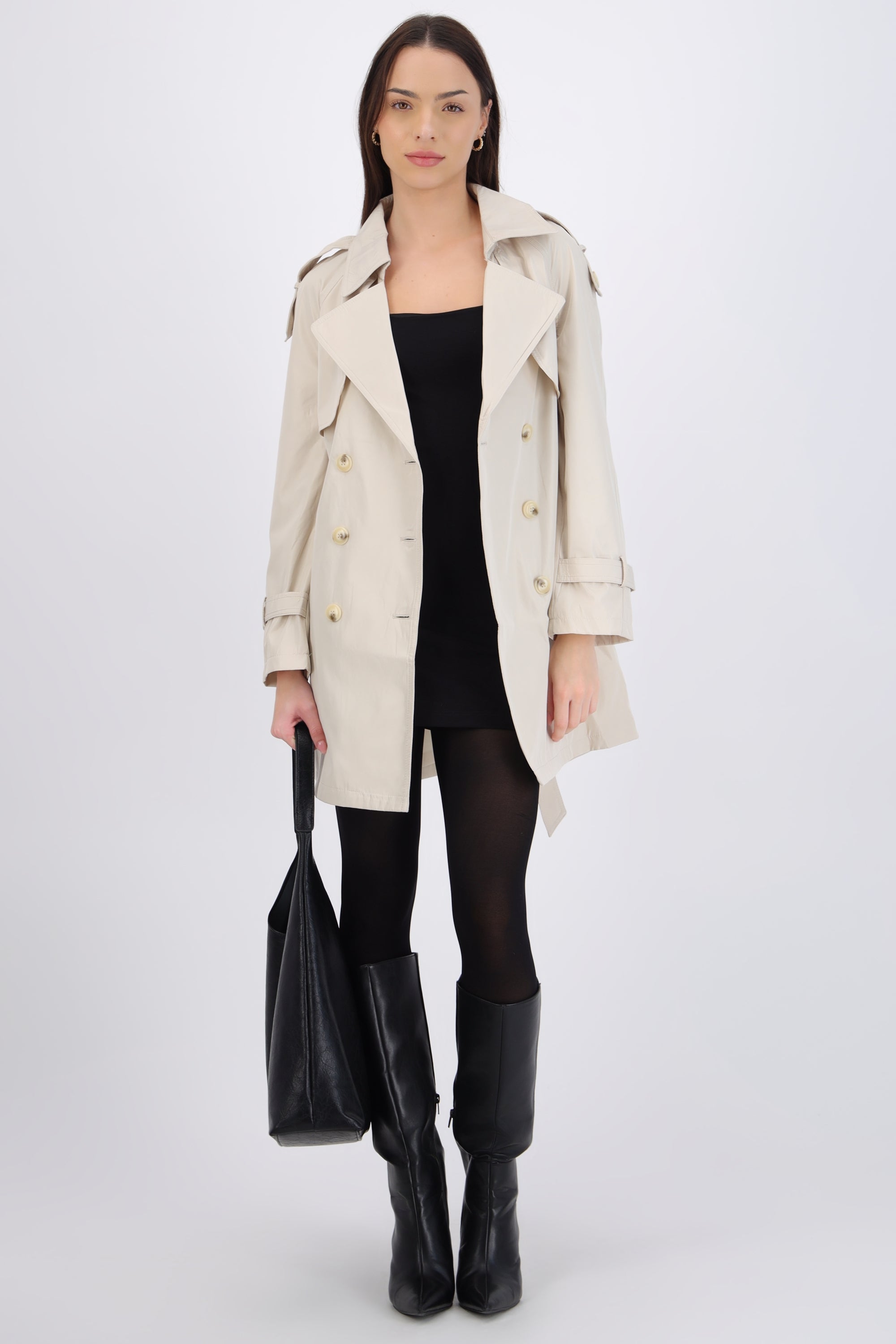 Gabardina 6 botones
